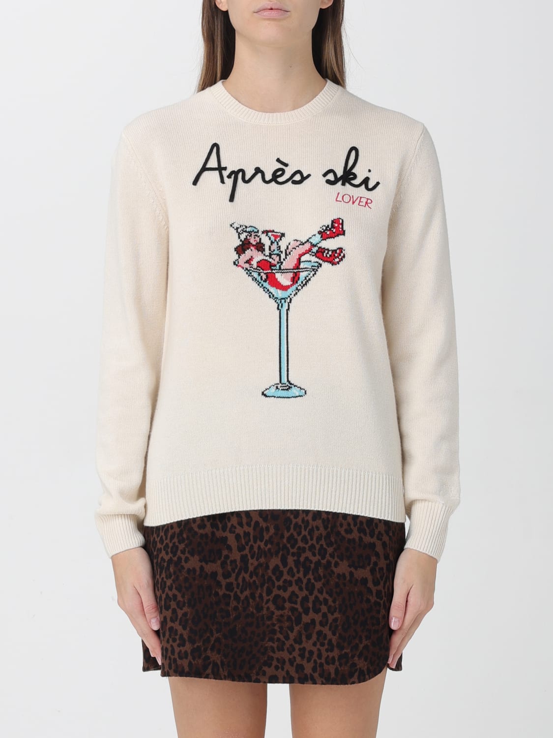 MC2 SAINT BARTH SWEATER: Sweater woman Mc2 Saint Barth, Milk - Img 1