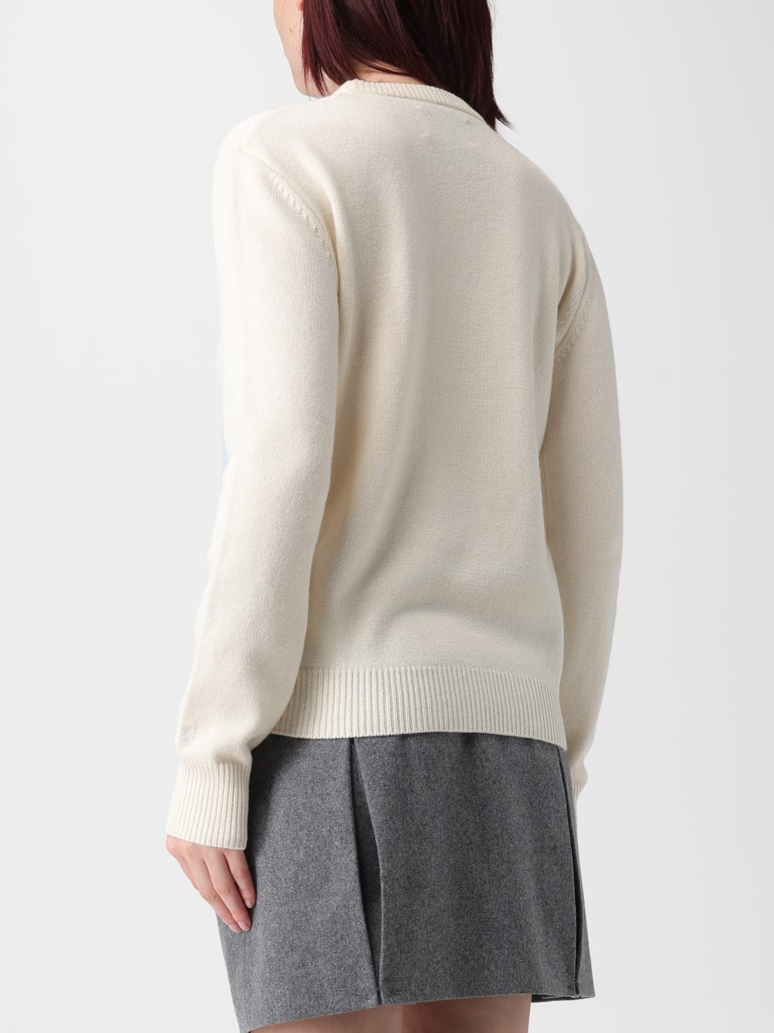 MC2 SAINT BARTH SWEATER: Sweater woman Mc2 Saint Barth, Cream - Img 2