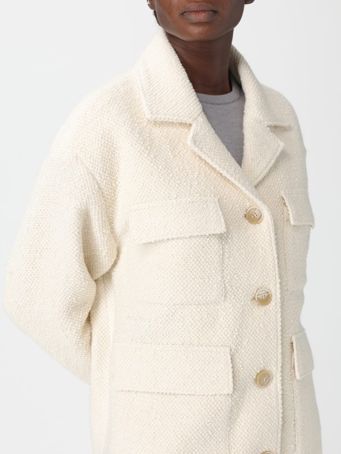 MASON'S CHAQUETA: Americana mujer Mason's, Blanco - Img 3