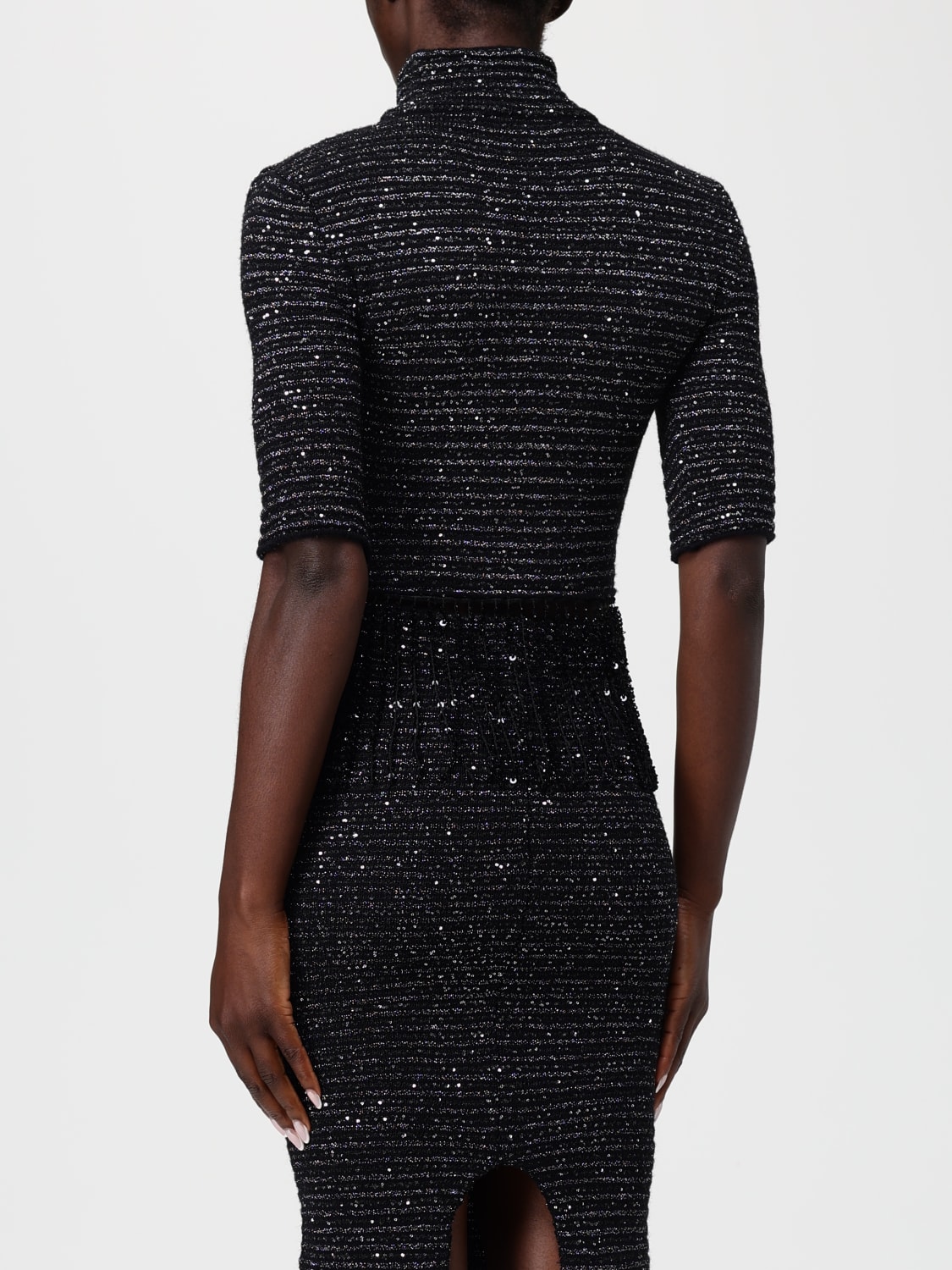 SIMONA CORSELLINI JUMPER: Jumper woman Simona Corsellini, Black - Img 3