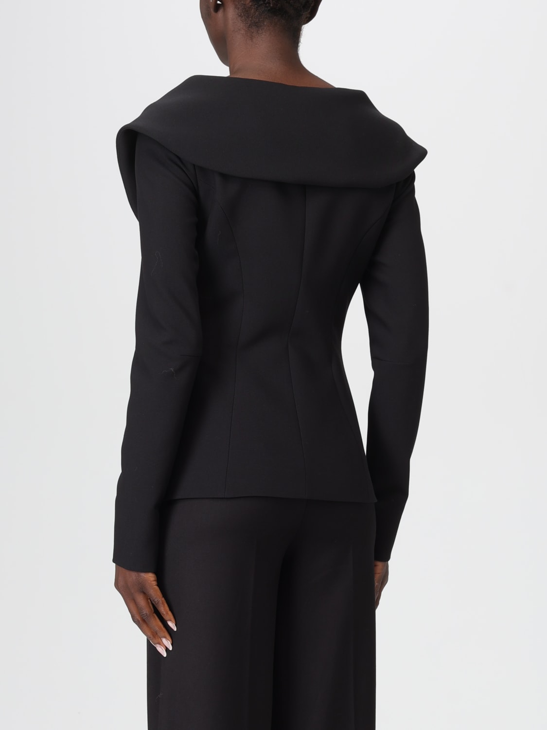 SIMONA CORSELLINI JACKET: Jacket woman Simona Corsellini, Black - Img 2