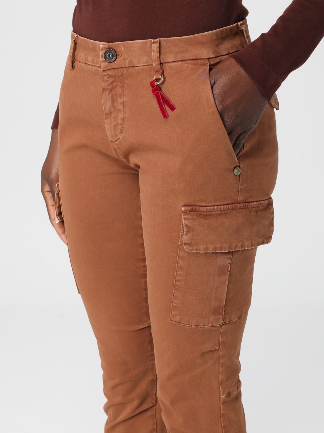 MASON'S PANTALON: Pantalon femme Mason's, Rouge Brique - Img 3