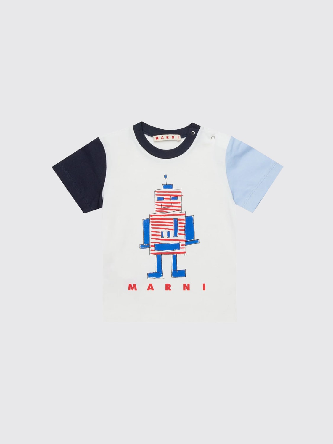 MARNI T-SHIRT: T-shirt kinder Marni, Cream - Img 1