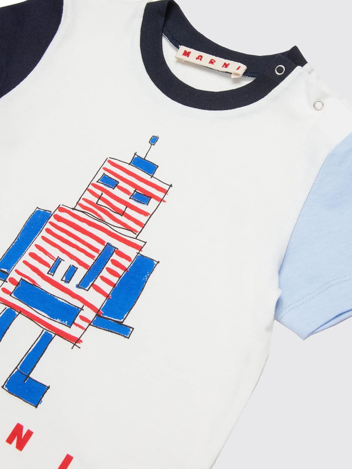 MARNI T-SHIRT: T-shirt kinder Marni, Cream - Img 3