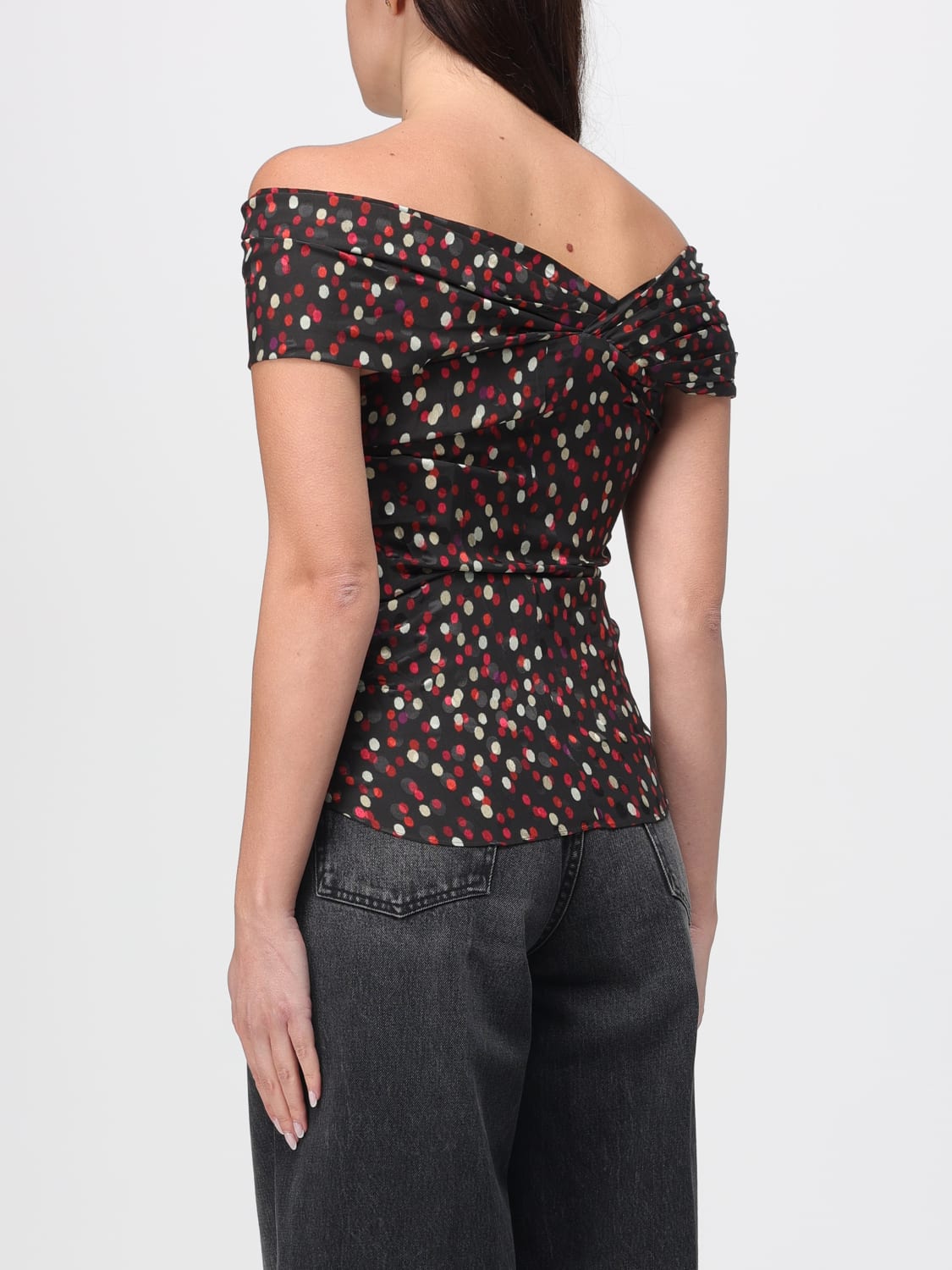 ISABEL MARANT 탑: 탑 여성 Isabel Marant, 블랙 - Img 2