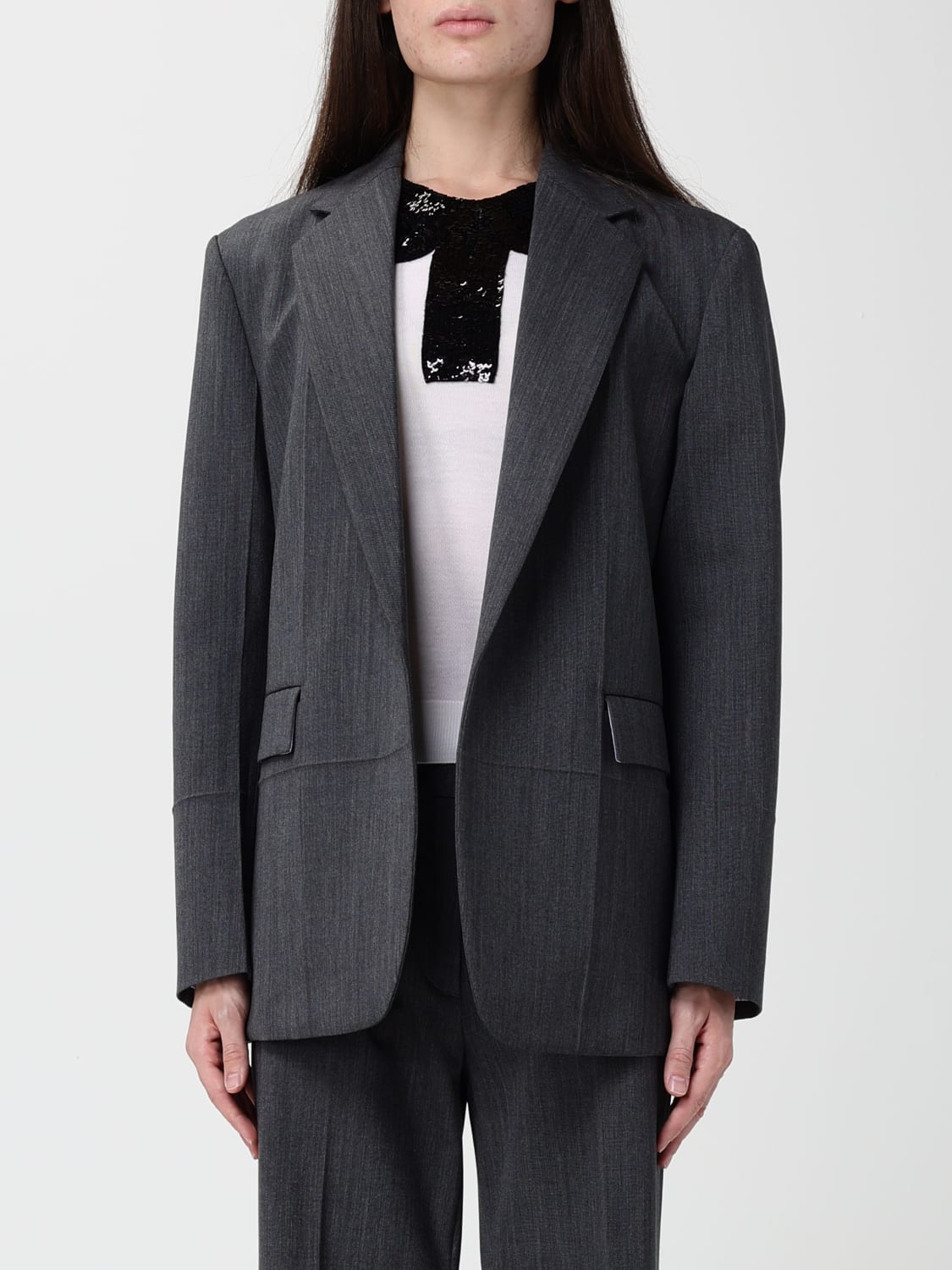 N° 21 VESTE: Blazer femme N° 21, Gris - Img 1
