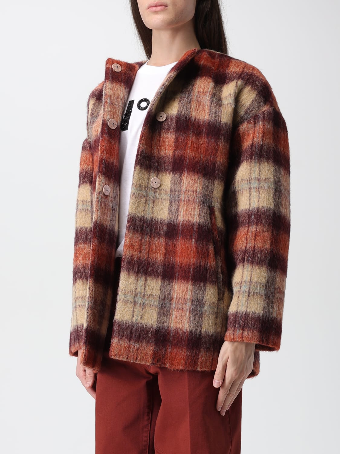 N° 21 COAT: Coat woman N° 21, Multicolor - Img 4