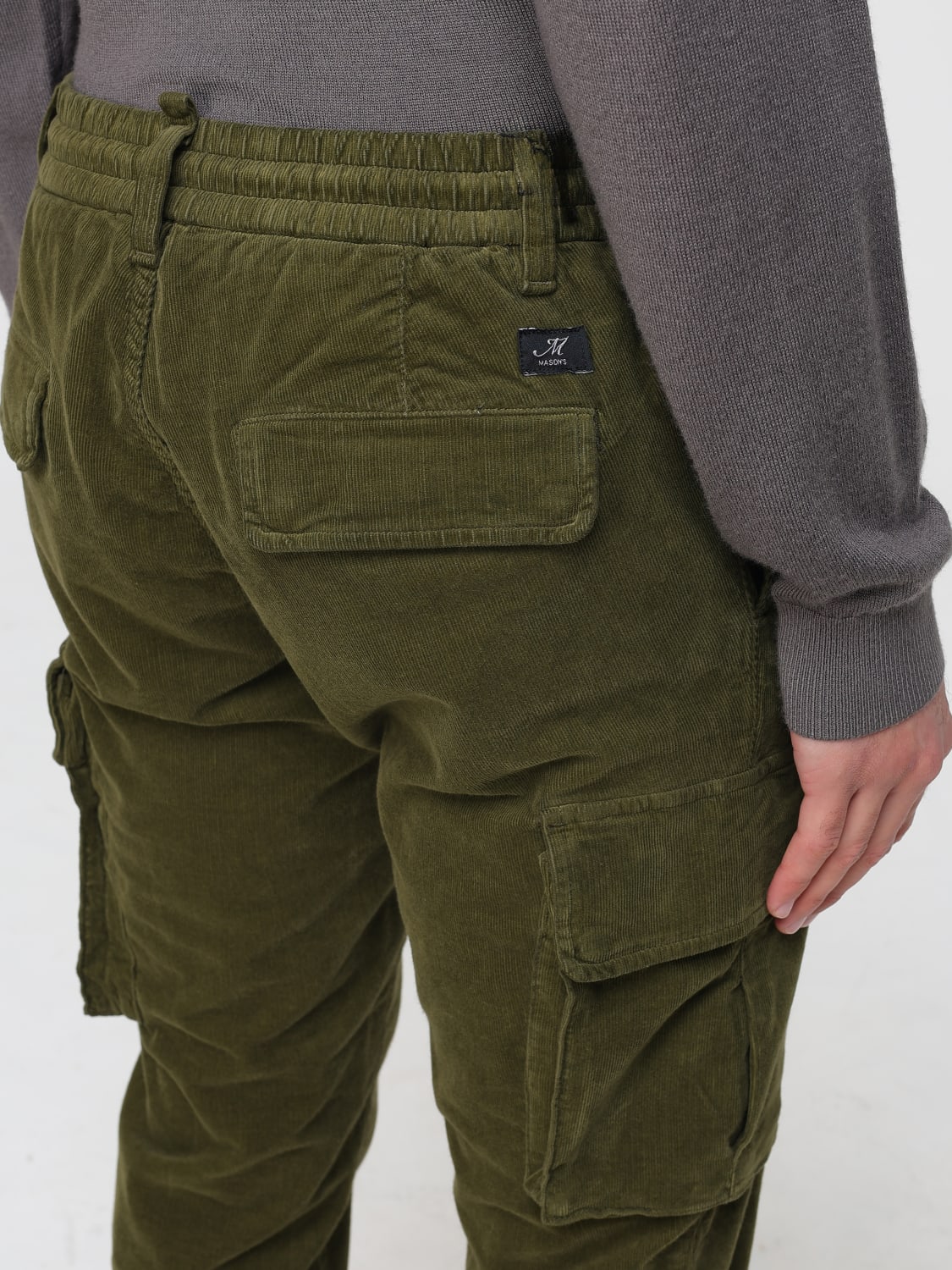 MASON'S PANTS: Pants men Mason's, Green - Img 3