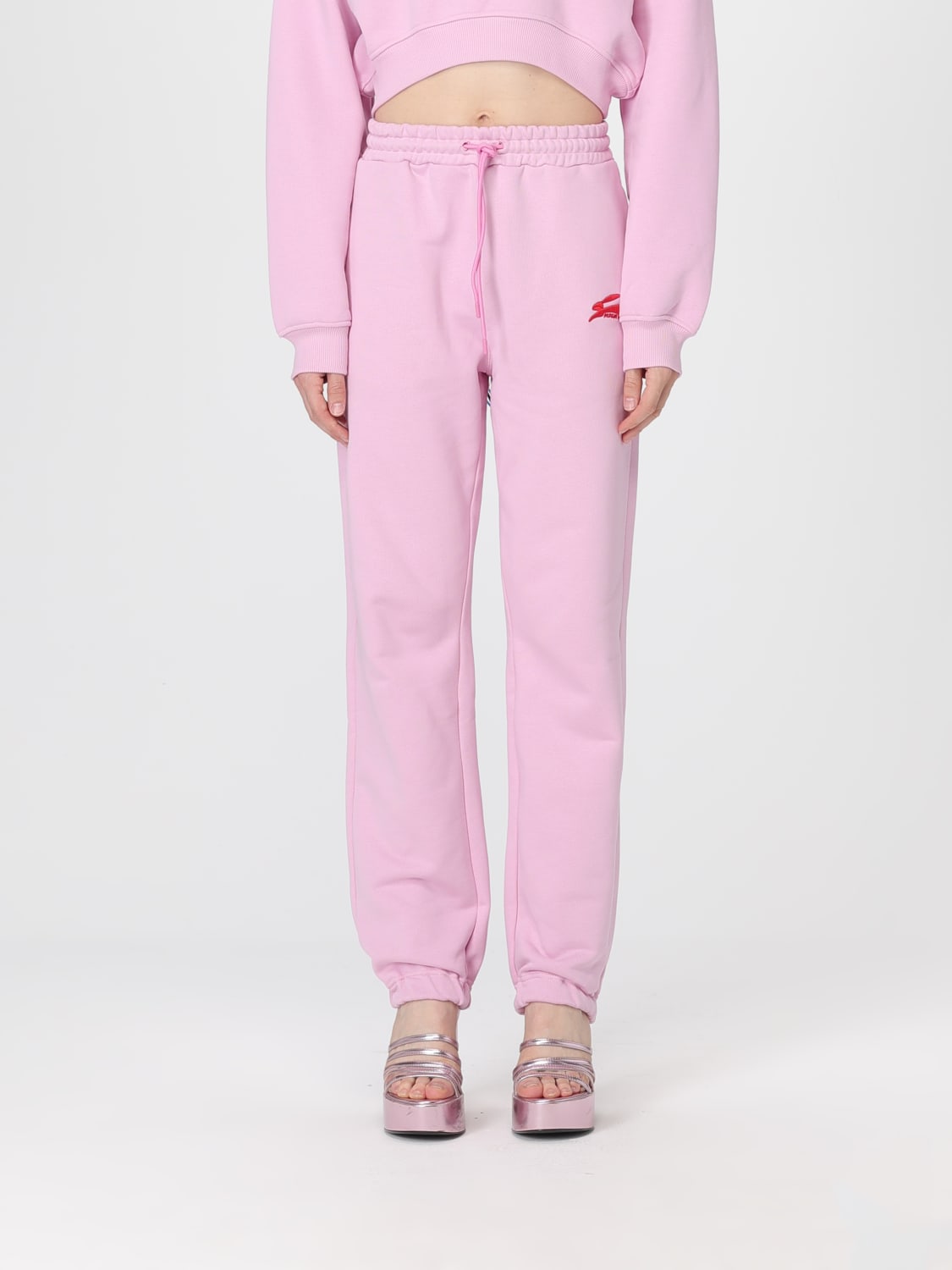 MSGM PANTS: Pants woman MSGM, Pink - Img 1