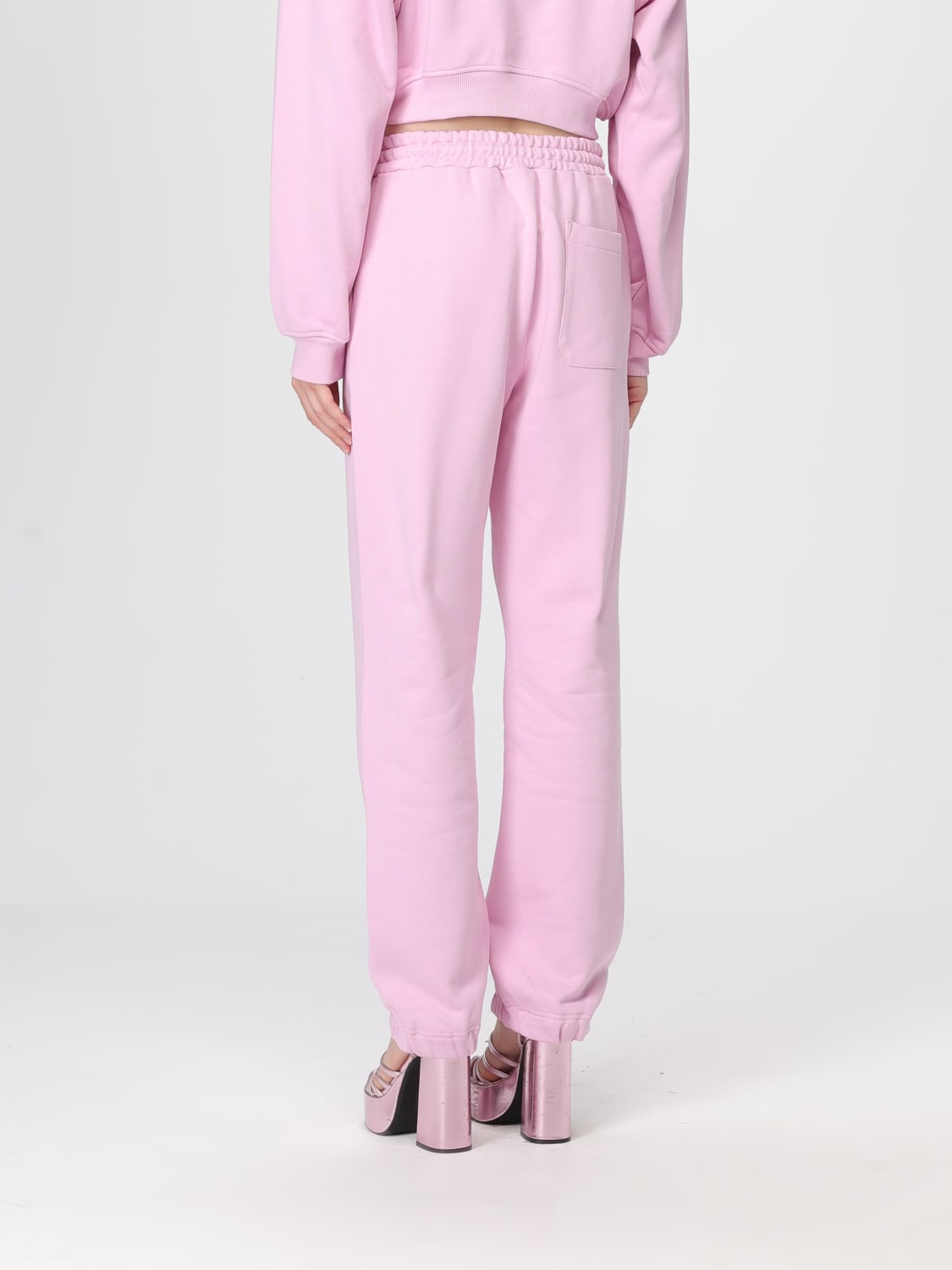 MSGM PANTS: Pants woman MSGM, Pink - Img 3