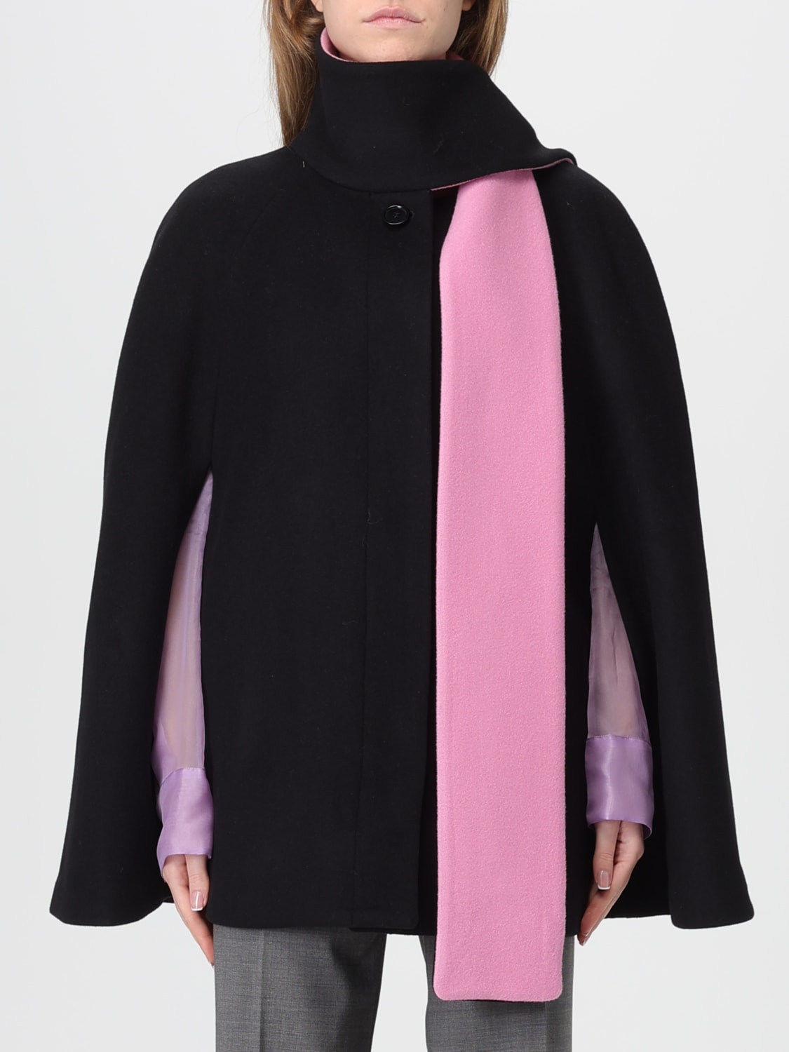 MSGM MANTEAU: Manteau femme MSGM, Noir - Img 1