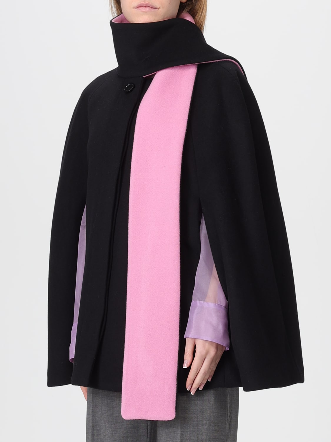 MSGM MANTEAU: Manteau femme MSGM, Noir - Img 4