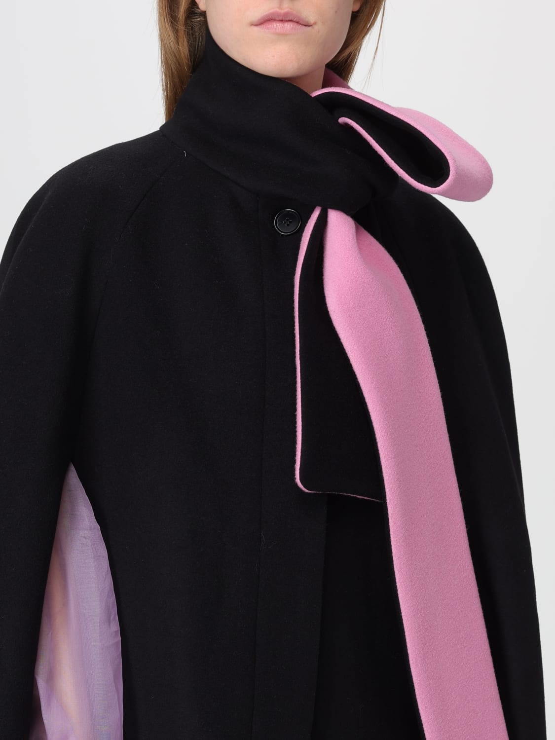 MSGM MANTEAU: Manteau femme MSGM, Noir - Img 5