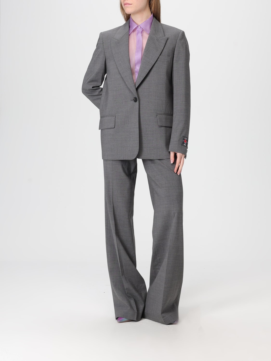 MSGM CAMISA: Camisa mujer MSGM, Violeta - Img 2