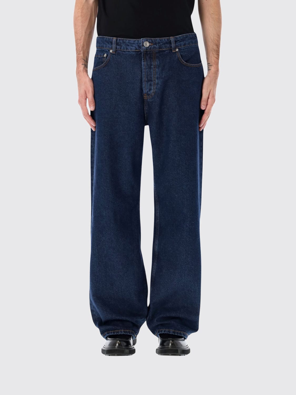 AMI PARIS JEANS: Jeans men Ami Paris, Blue - Img 1