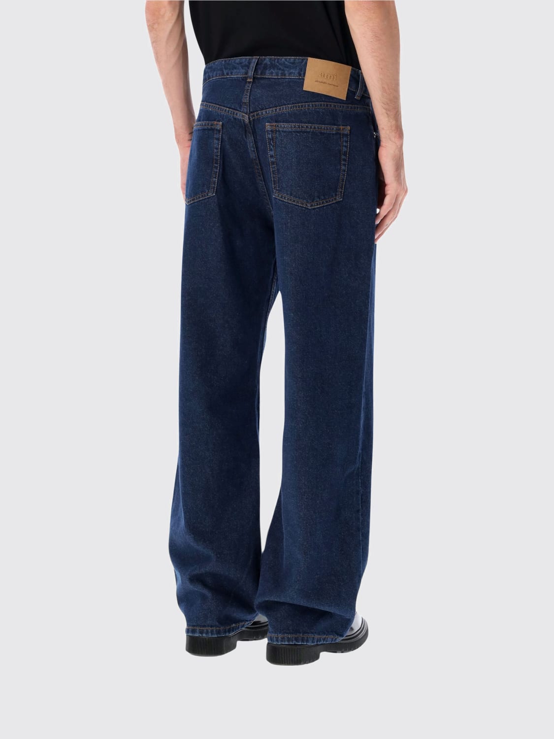 AMI PARIS JEANS: Jeans men Ami Paris, Blue - Img 2