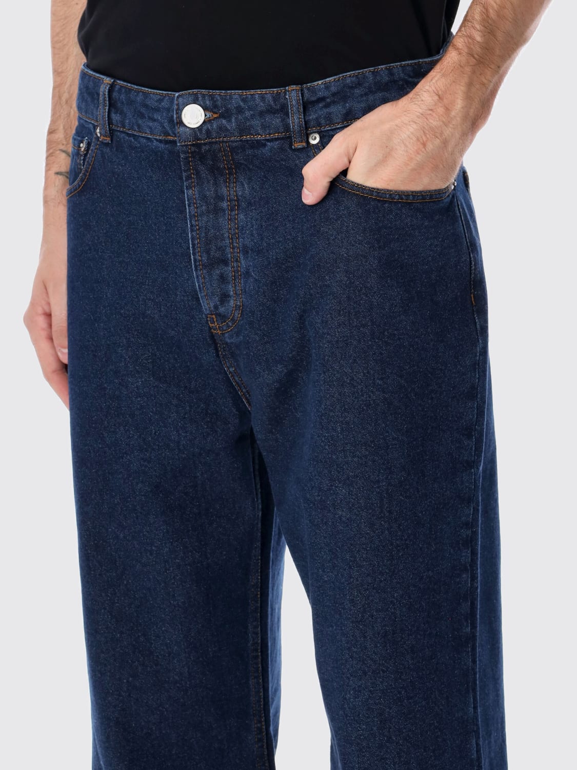 AMI PARIS JEANS: Jeans men Ami Paris, Blue - Img 3