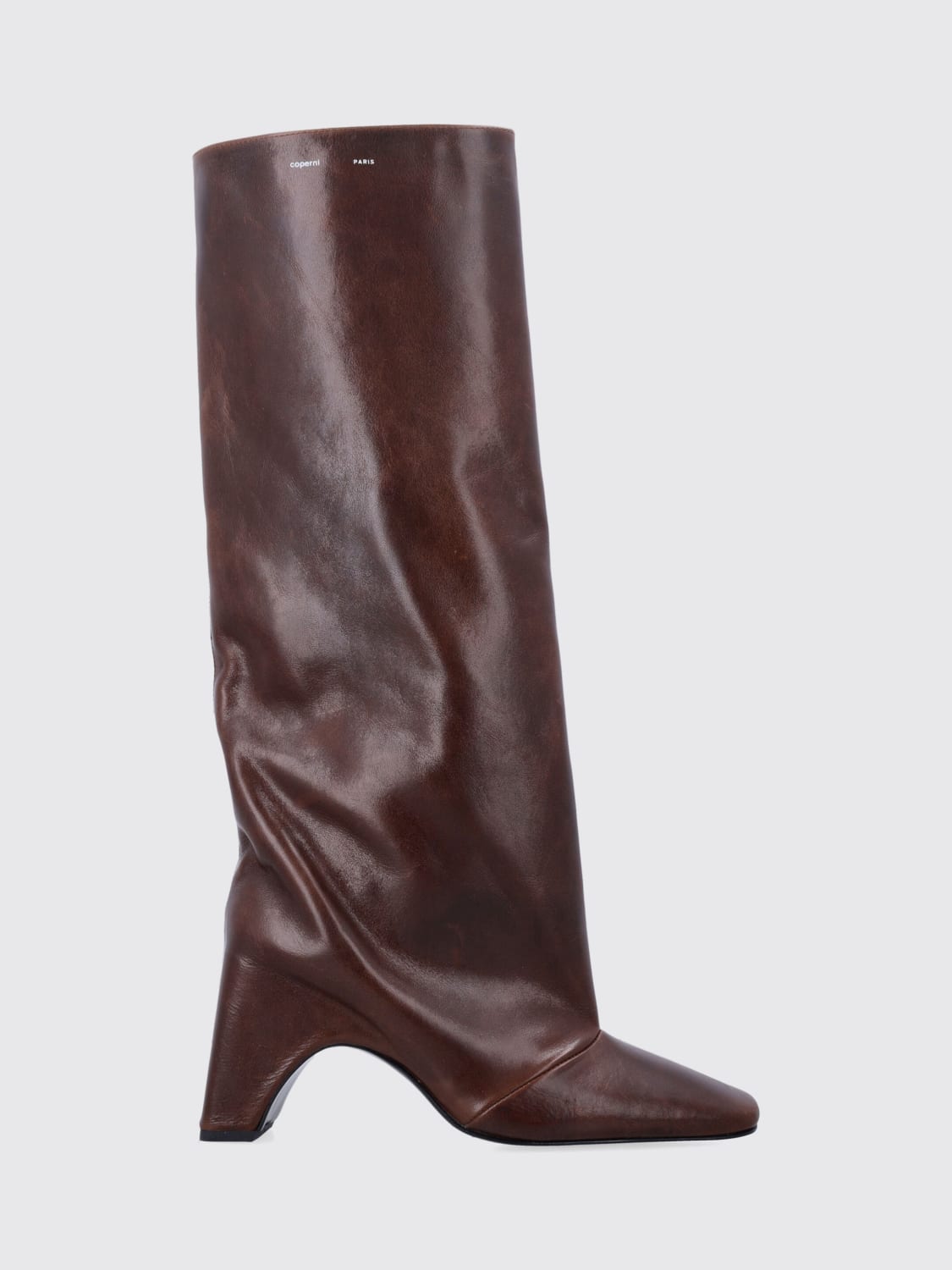 COPERNI STIVALI: Stivale Bridge Coperni in pelle , Cuoio - Img 1