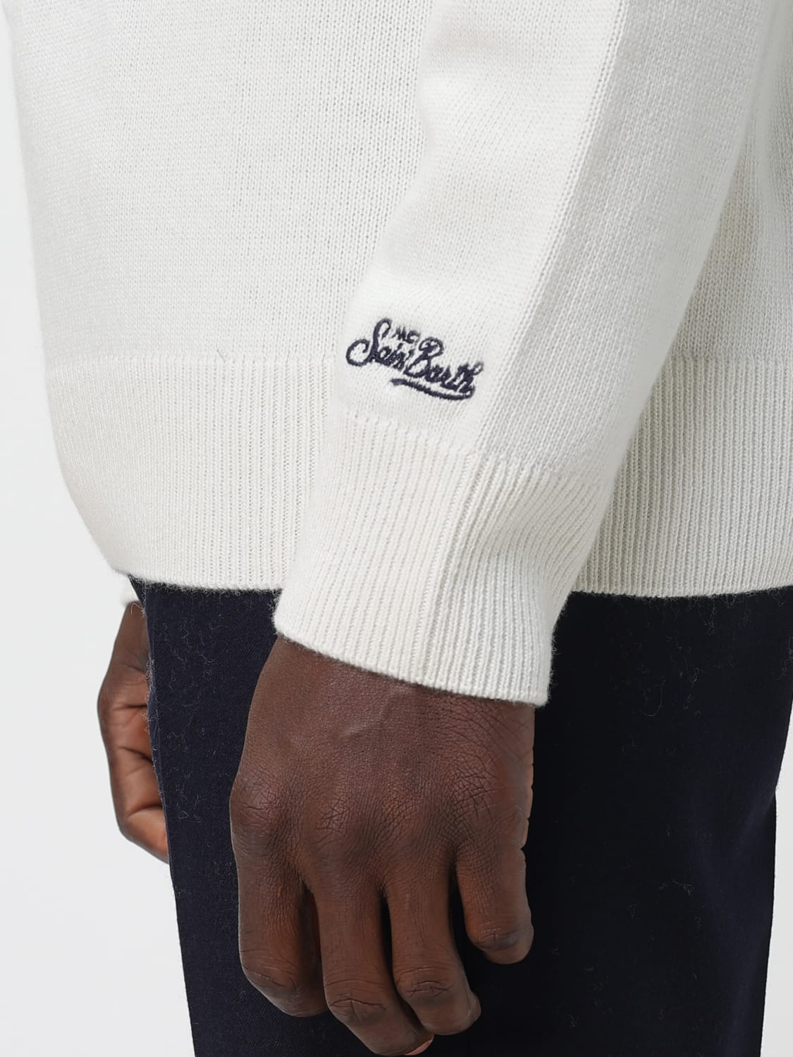 MC2 SAINT BARTH SWEATER: Sweater men Mc2 Saint Barth, Beige - Img 3