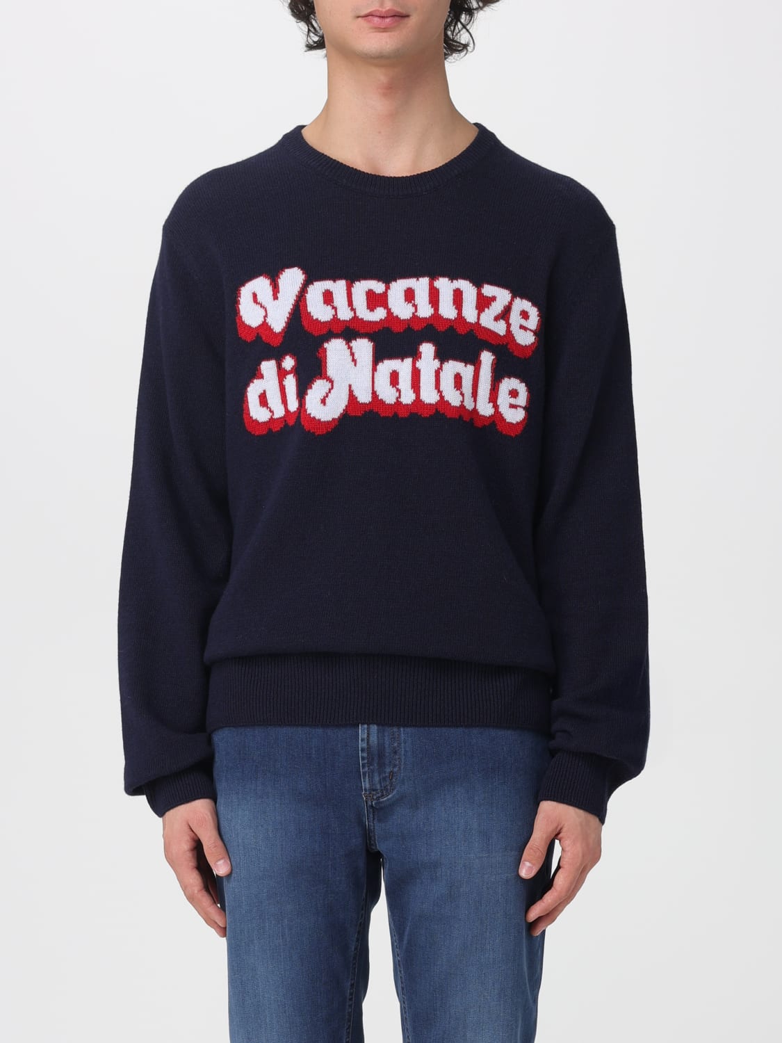 MC2 SAINT BARTH SWEATER: Sweater men Mc2 Saint Barth, Navy - Img 1