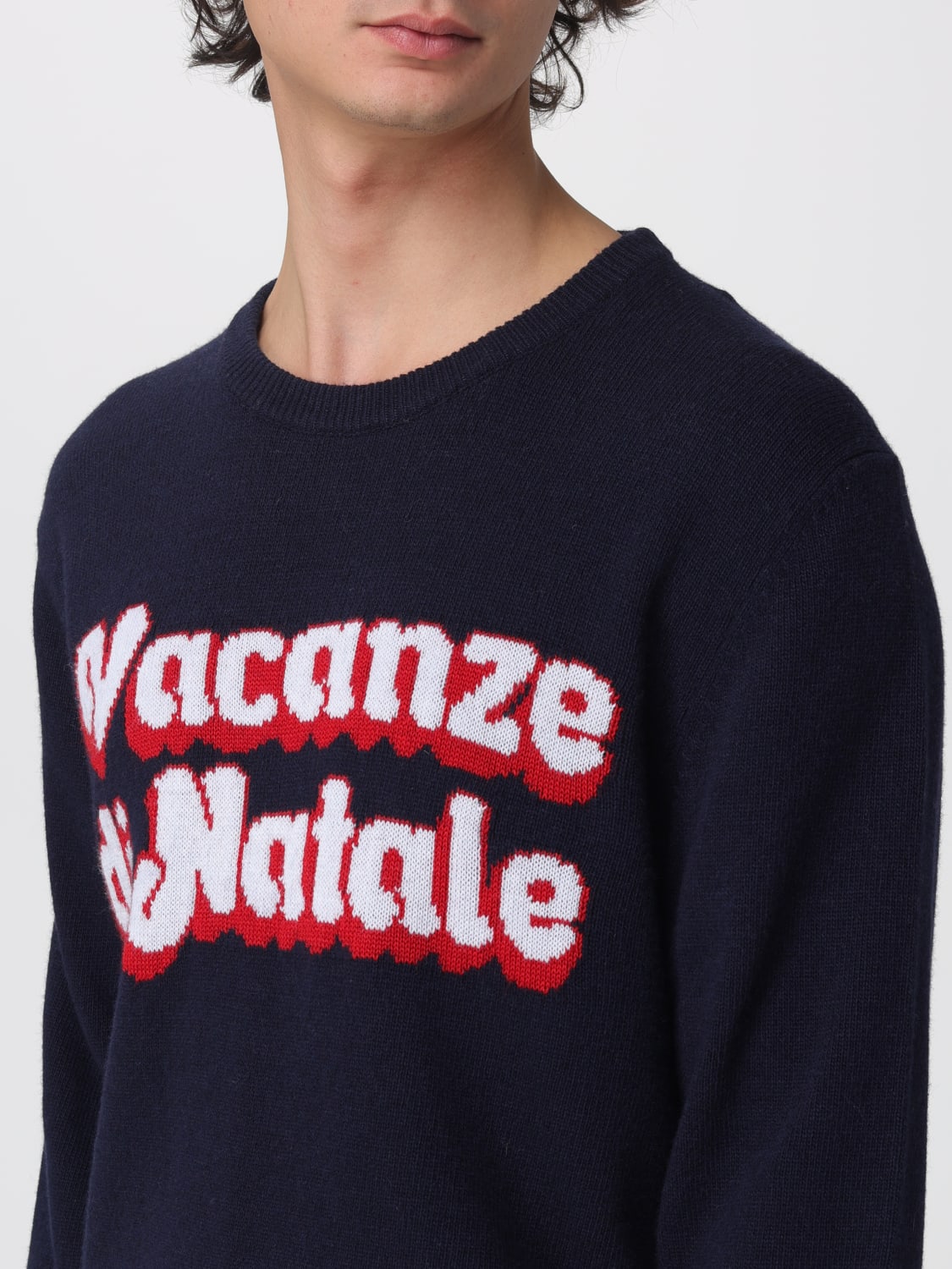 MC2 SAINT BARTH SWEATER: Sweater men Mc2 Saint Barth, Navy - Img 3