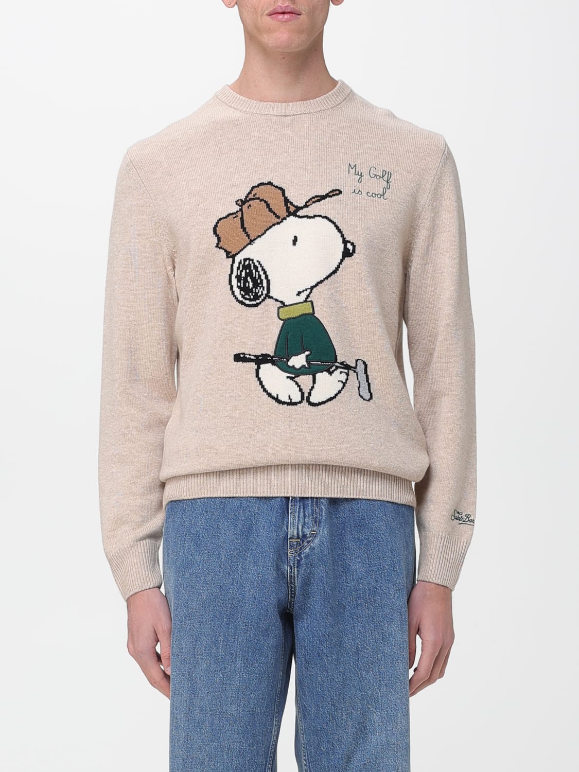 MC2 SAINT BARTH PULLOVER: Pullover herren Mc2 Saint Barth, Cream - Img 1