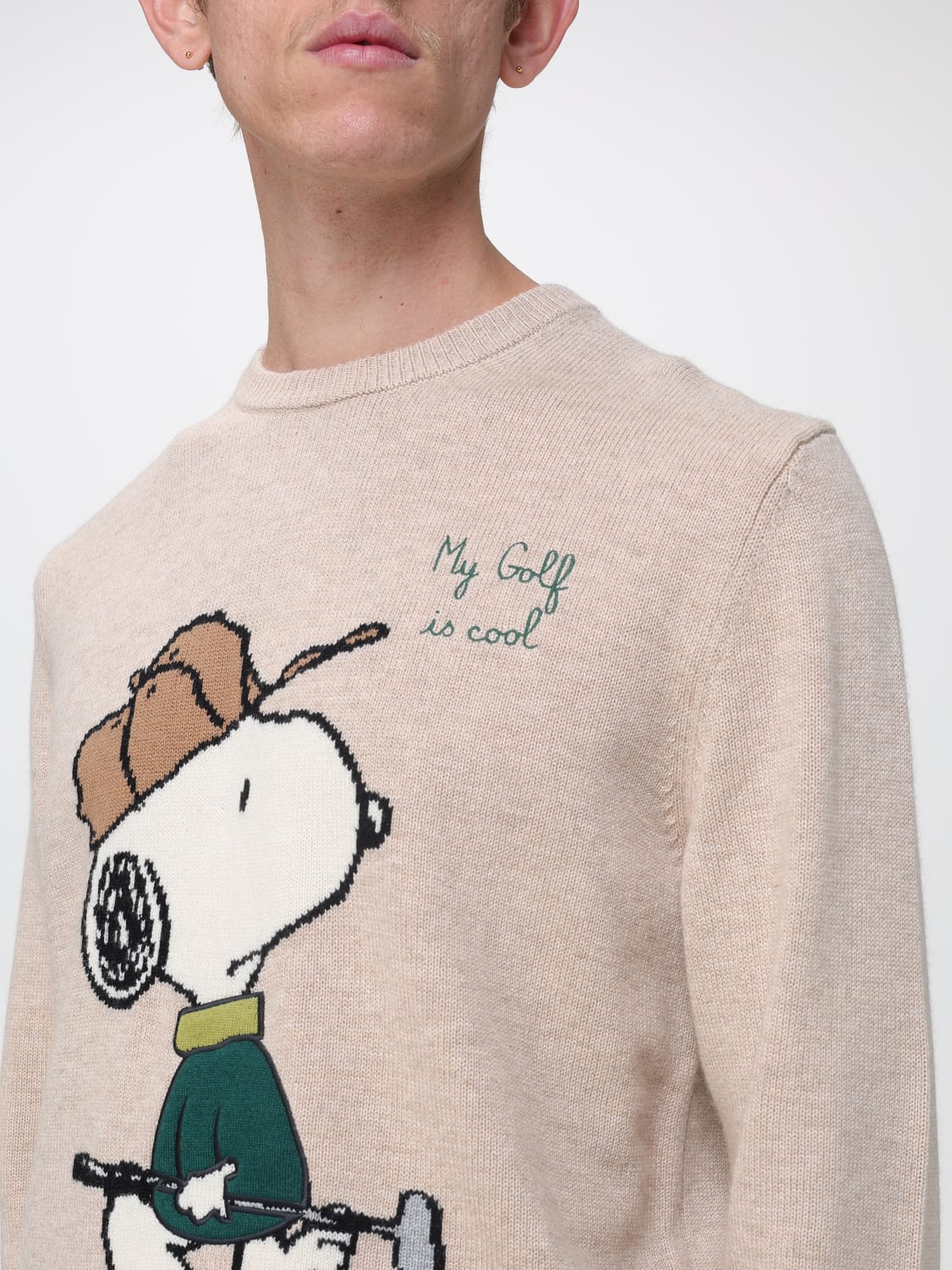 MC2 SAINT BARTH PULLOVER: Pullover herren Mc2 Saint Barth, Cream - Img 3