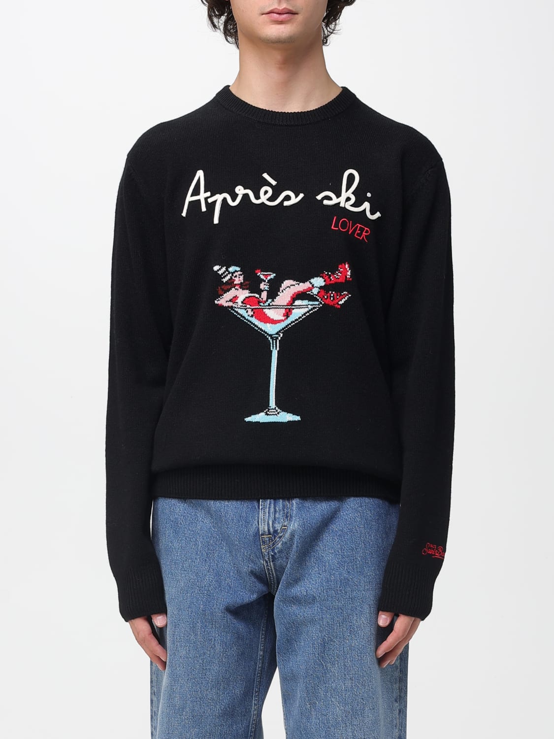 MC2 SAINT BARTH PULL: Pull homme Mc2 Saint Barth, Noir 1 - Img 1