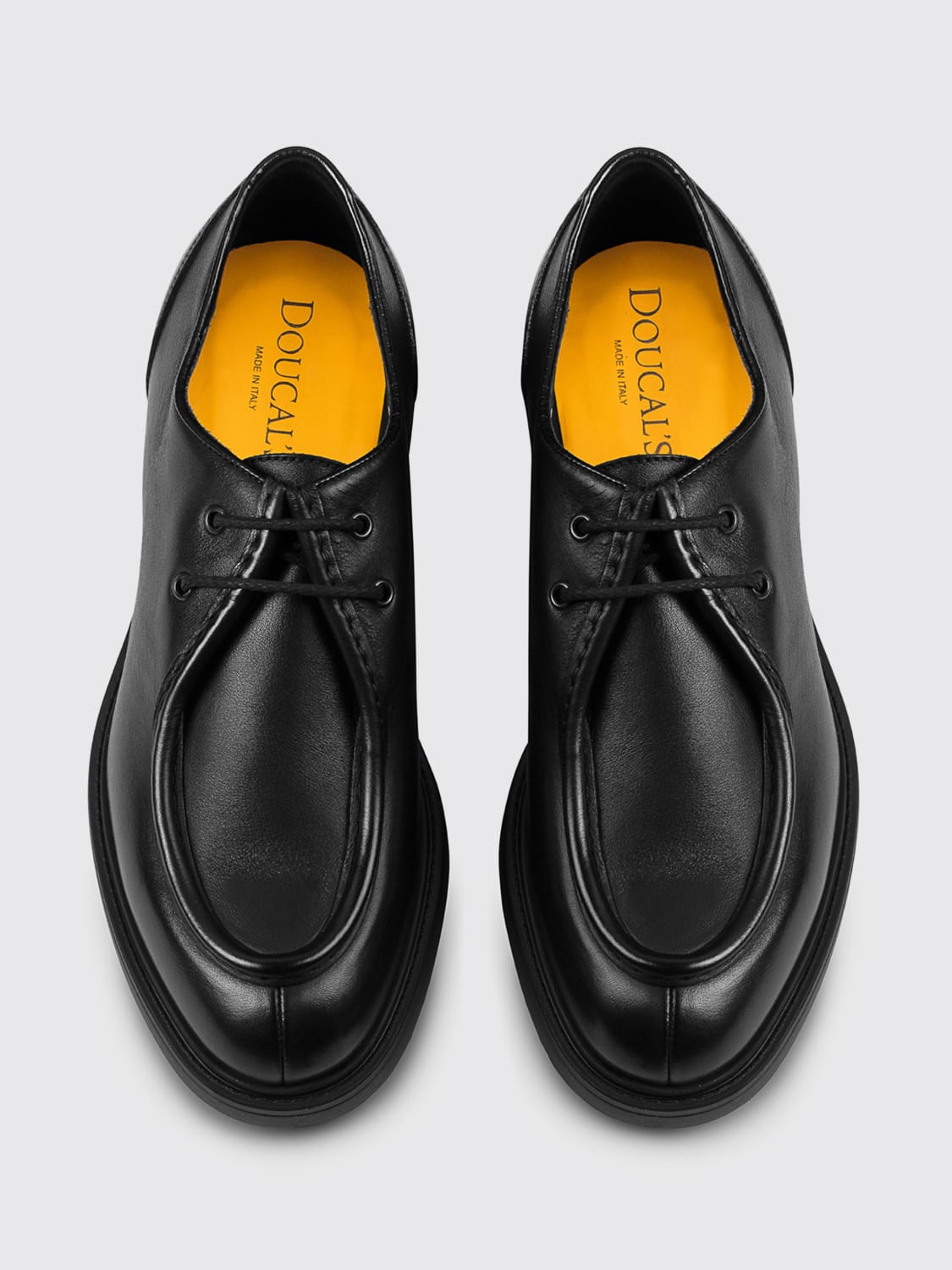 DOUCAL'S ブローグシューズ: ブローグシューズ メンズ Doucal's, ブラック - Img 3