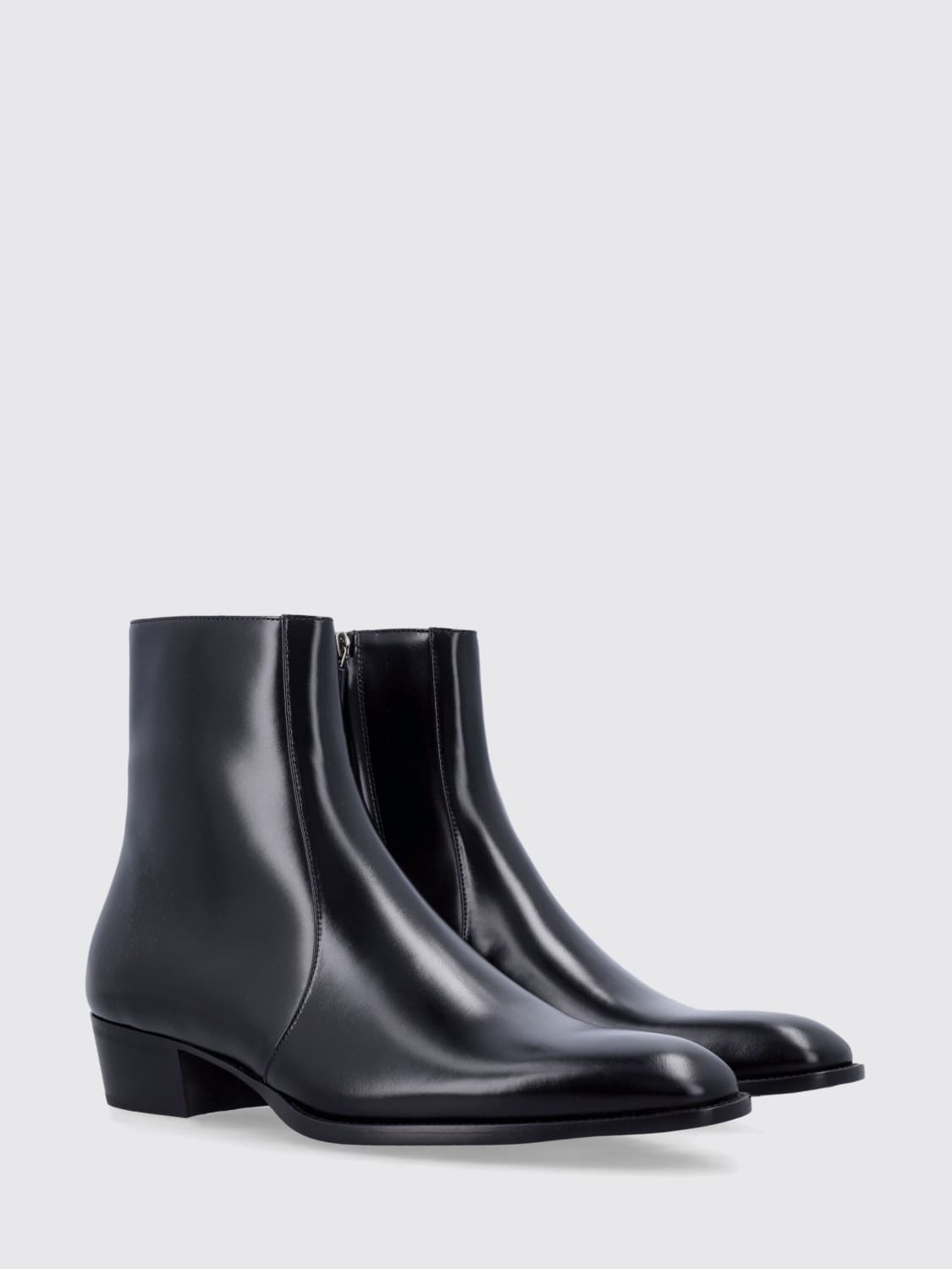 SAINT LAURENT BOOTS: Flat shoes woman Saint Laurent, Black - Img 2