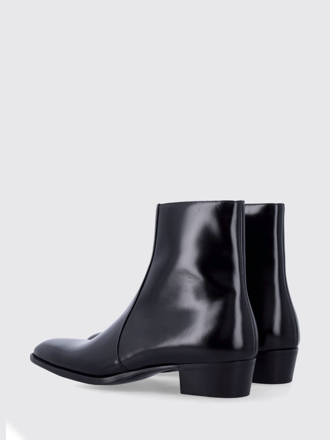 SAINT LAURENT BOOTS: Flat shoes woman Saint Laurent, Black - Img 3