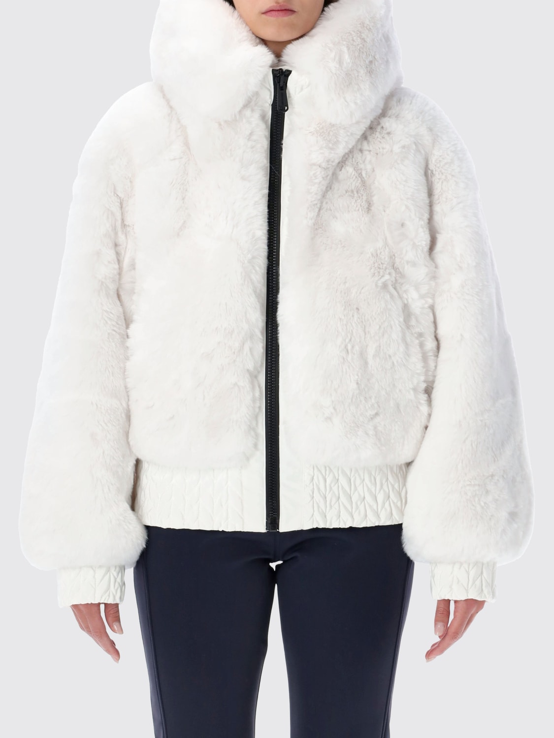 GOLDBERGH PELLICCIA: Giubbotto Indira reversibile Goldbergh in shearling sintetico , Bianco - Img 1