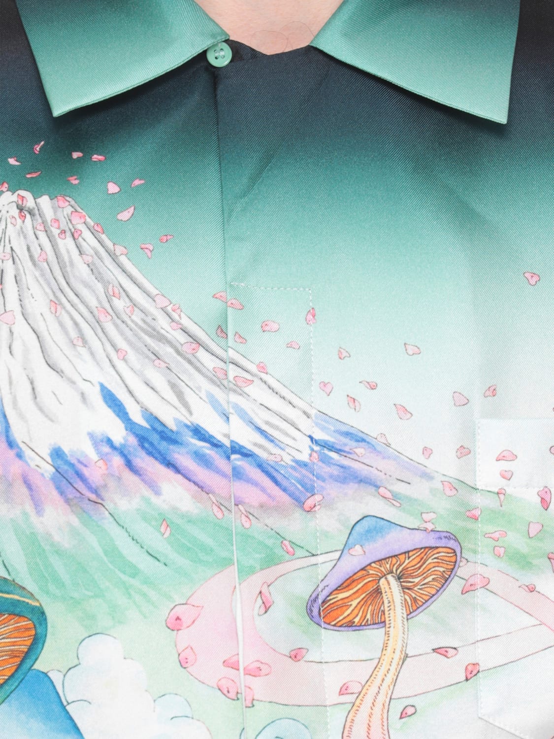 CASABLANCA 衬衫: 衬衫 男士 Casablanca, 印花/多色 - Img 4