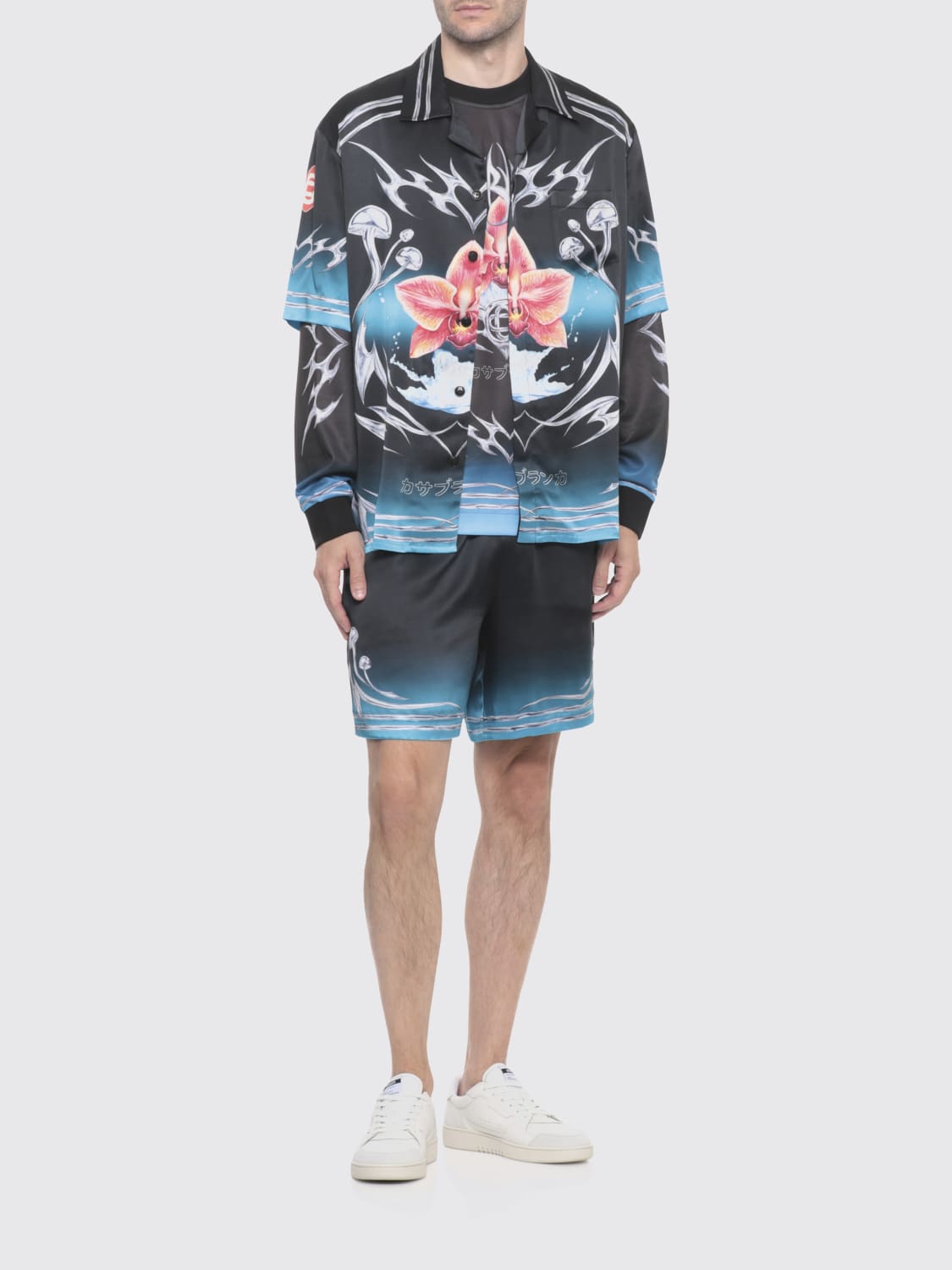 CASABLANCA T-SHIRT: T-shirt in poliestere Casablanca, Nero - Img 2