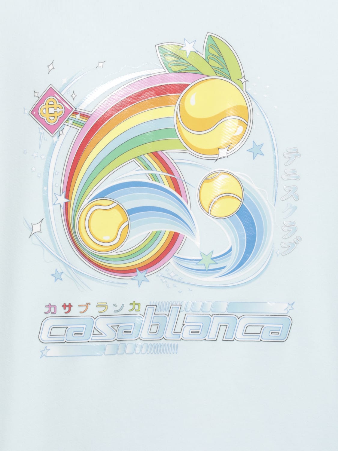 CASABLANCA 卫衣: 毛衣 男士 Casablanca, 浅蓝色 - Img 4