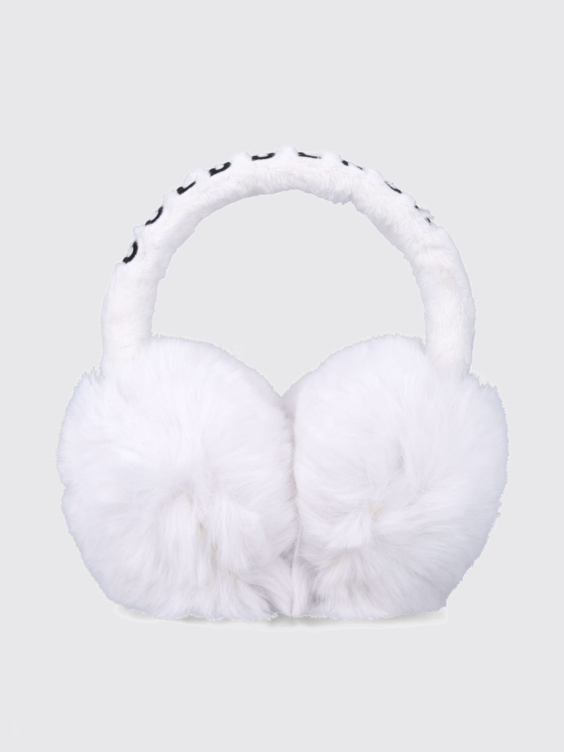 GOLDBERGH CAPPELLO: Paraorecchie Goldbergh in pelliccia sintetica , Bianco - Img 2