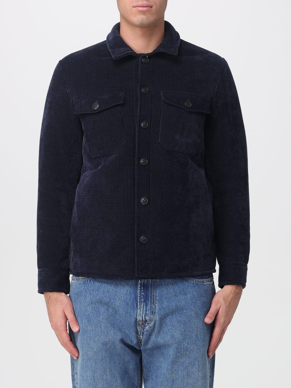 MC2 SAINT BARTH JACKET: T-shirt men Mc2 Saint Barth, Blue - Img 1