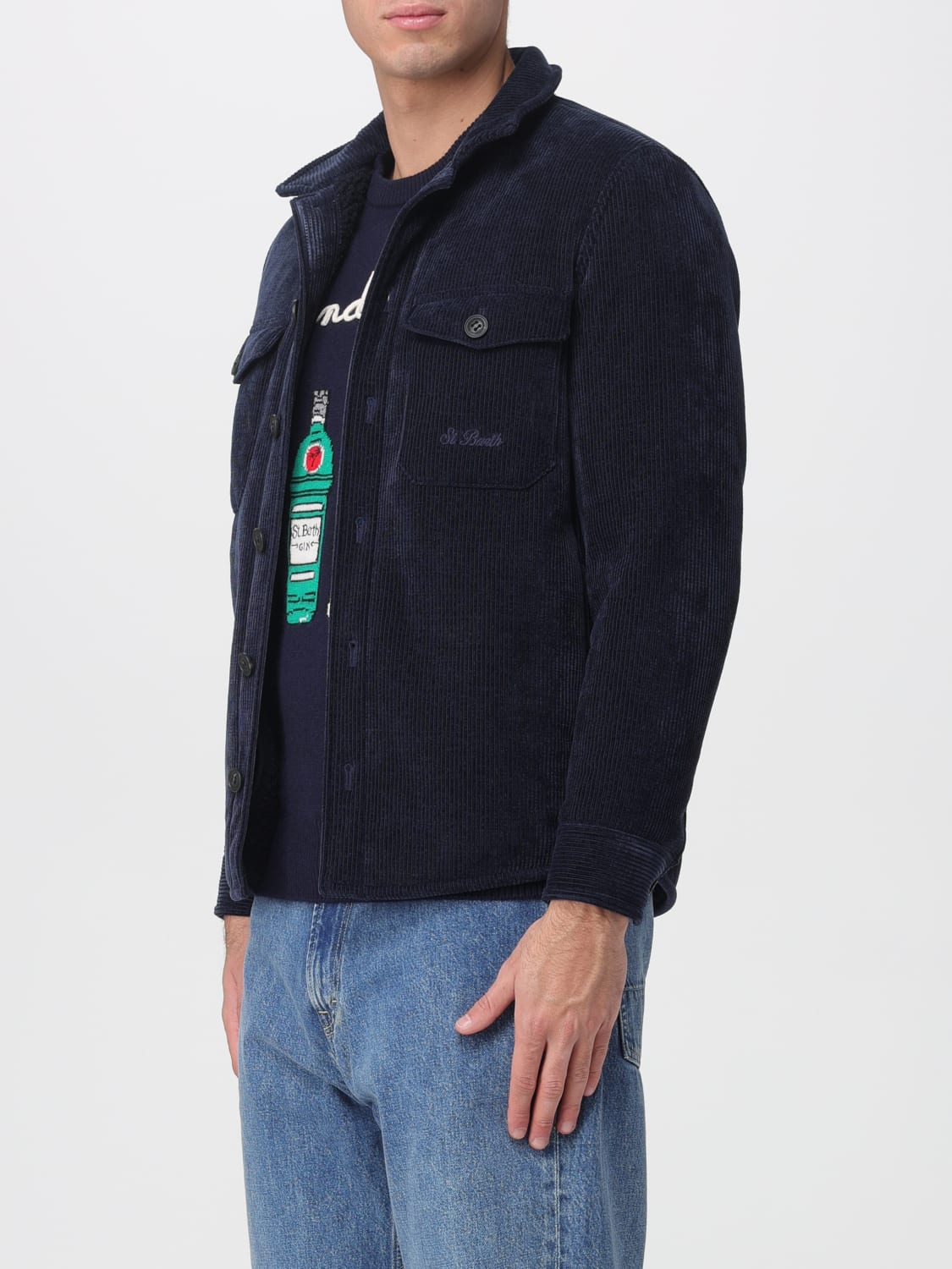 MC2 SAINT BARTH JACKET: T-shirt men Mc2 Saint Barth, Blue - Img 3