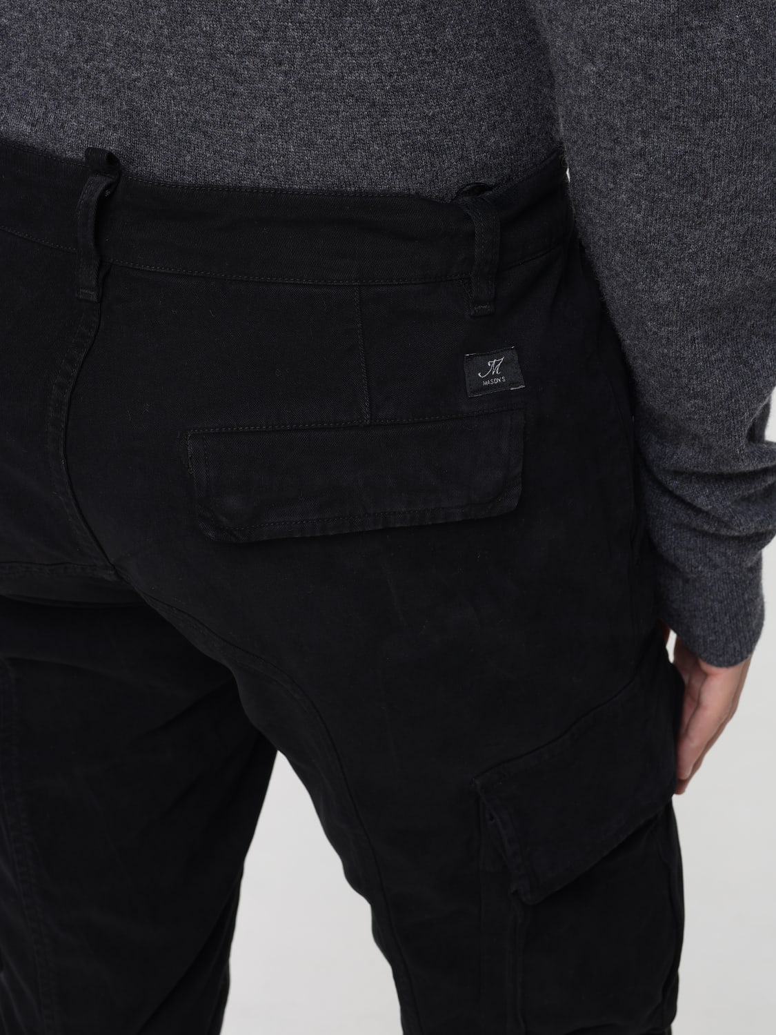 MASON'S PANTS: Pants men Mason's, Black - Img 3