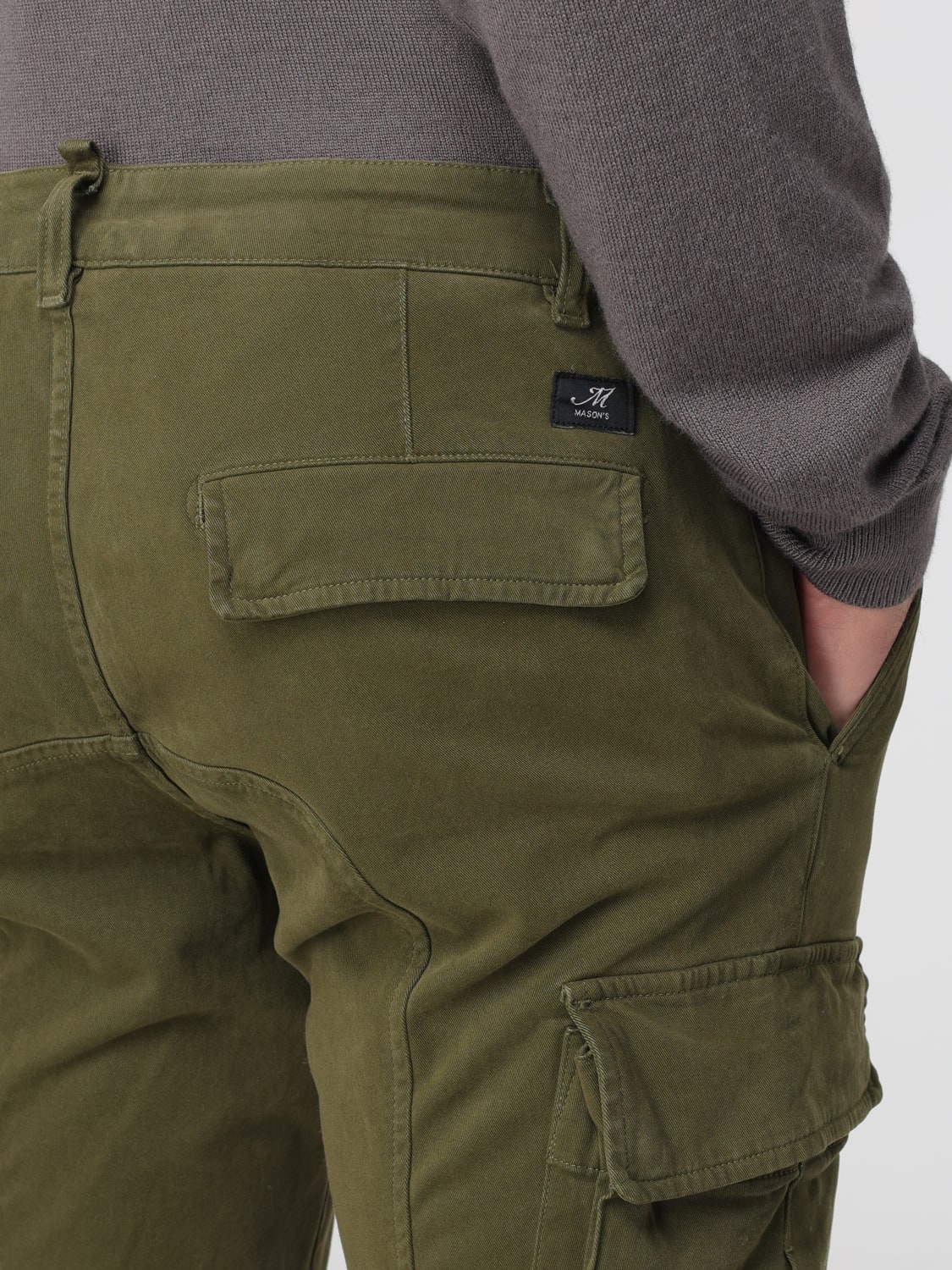 MASON'S PANTS: Pants men Mason's, Green - Img 3