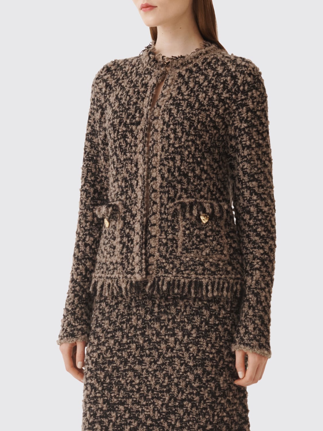 FABIANA FILIPPI JACKET: Jacket woman Fabiana Filippi, Mud - Img 5