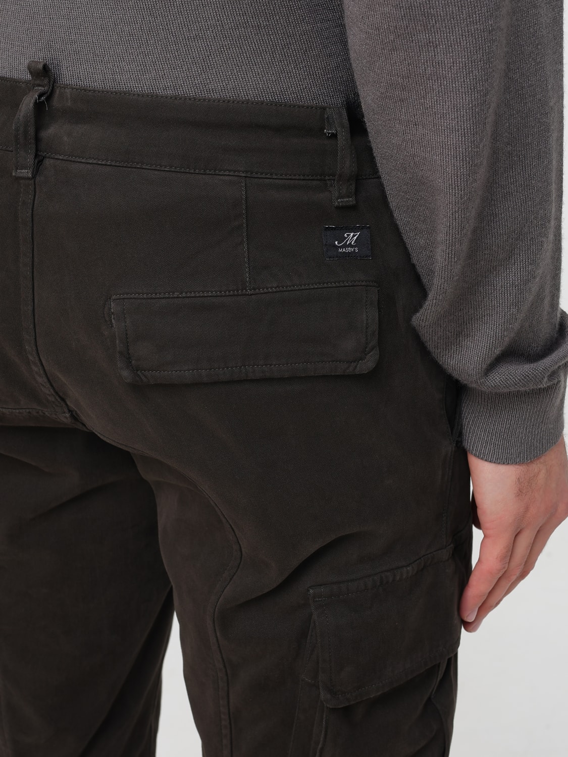 MASON'S PANTS: Pants men Mason's, Ebony - Img 3