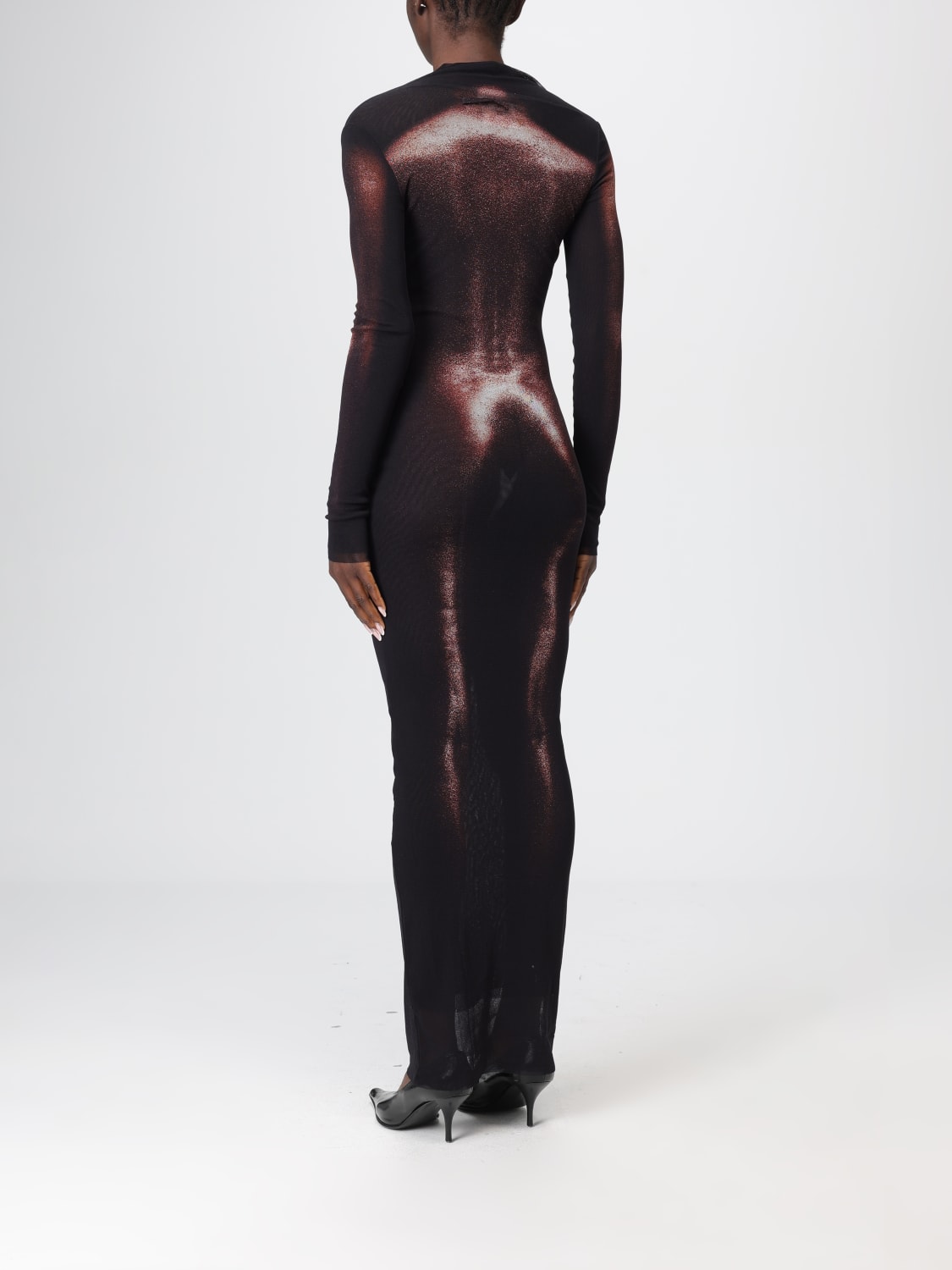 JEAN PAUL GAULTIER 连衣裙: 连衣裙 女士 Jean Paul Gaultier, 黑色 - Img 2