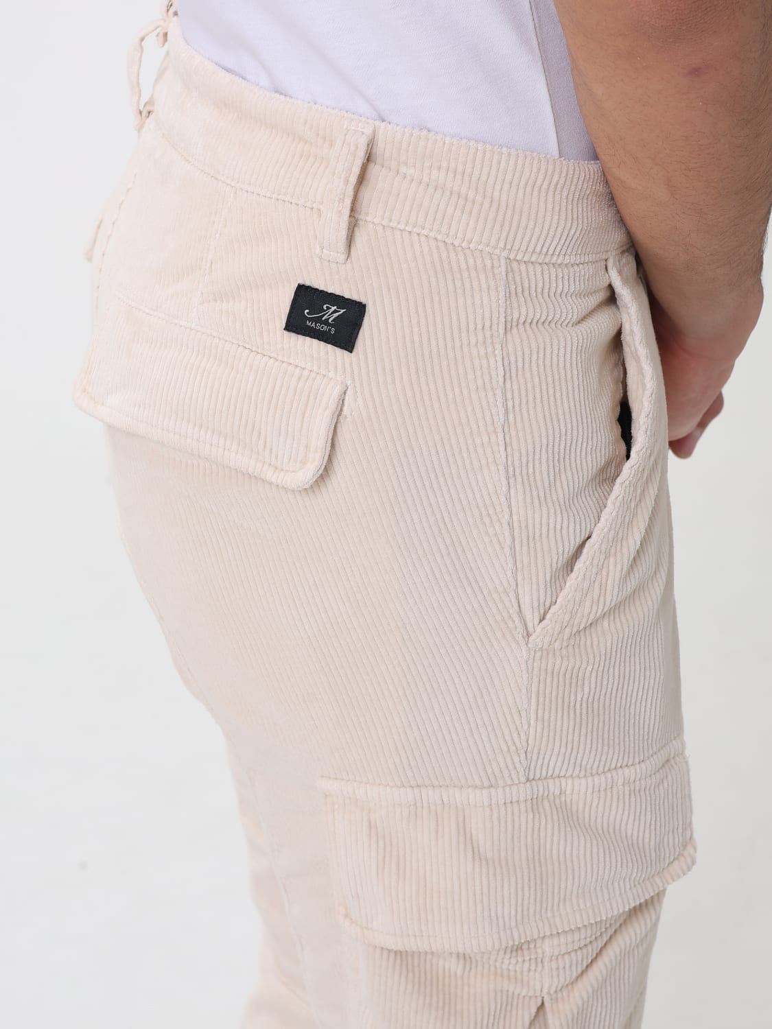 MASON'S HOSE: Hose herren Mason's, Yellow Cream - Img 3