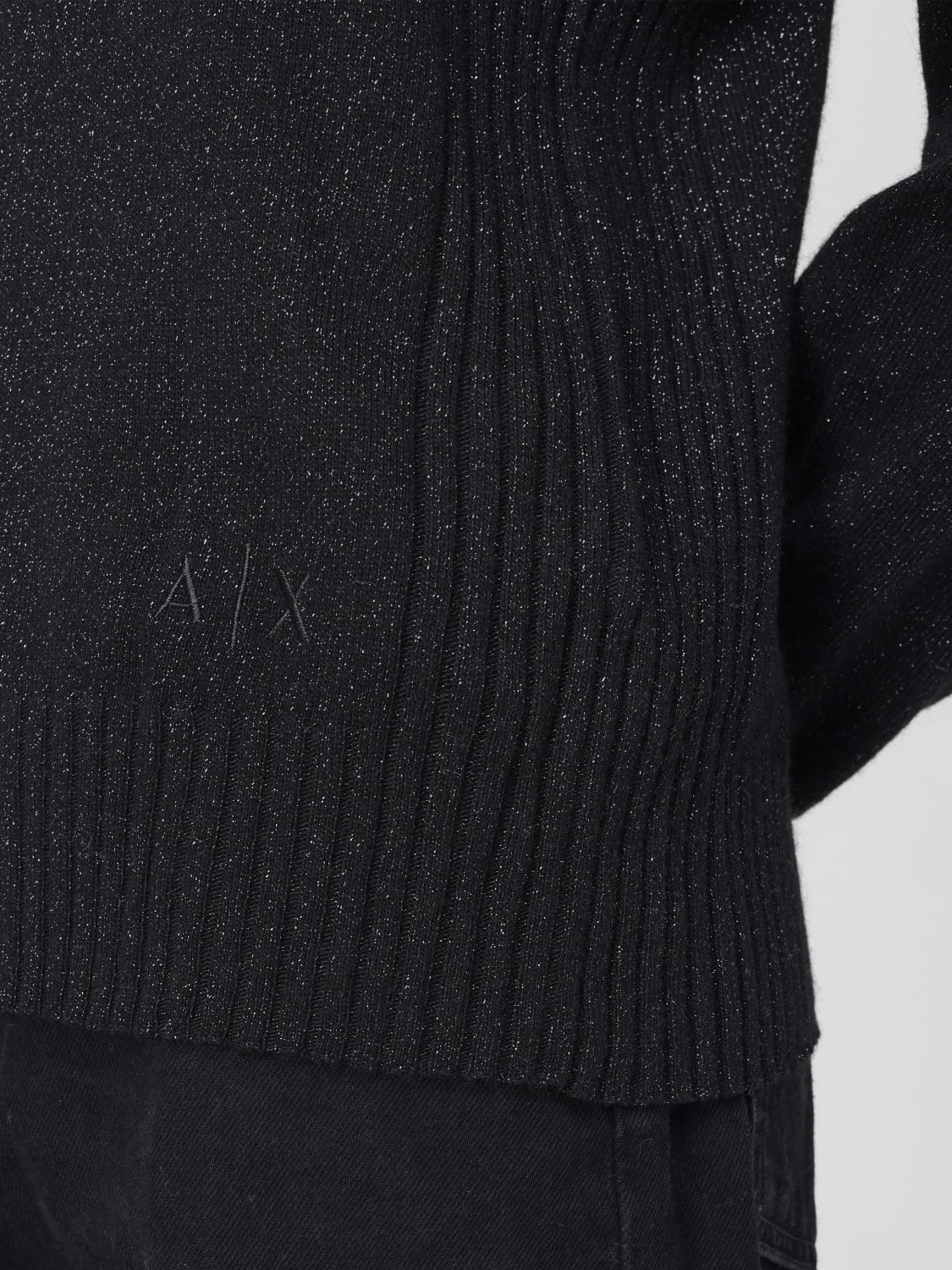 ARMANI EXCHANGE PULLOVER: Pullover damen Armani Exchange, Schwarz - Img 3