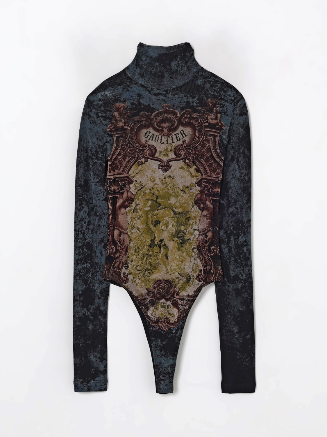 JEAN PAUL GAULTIER TOP: Body femme Jean Paul Gaultier, Noir - Img 2