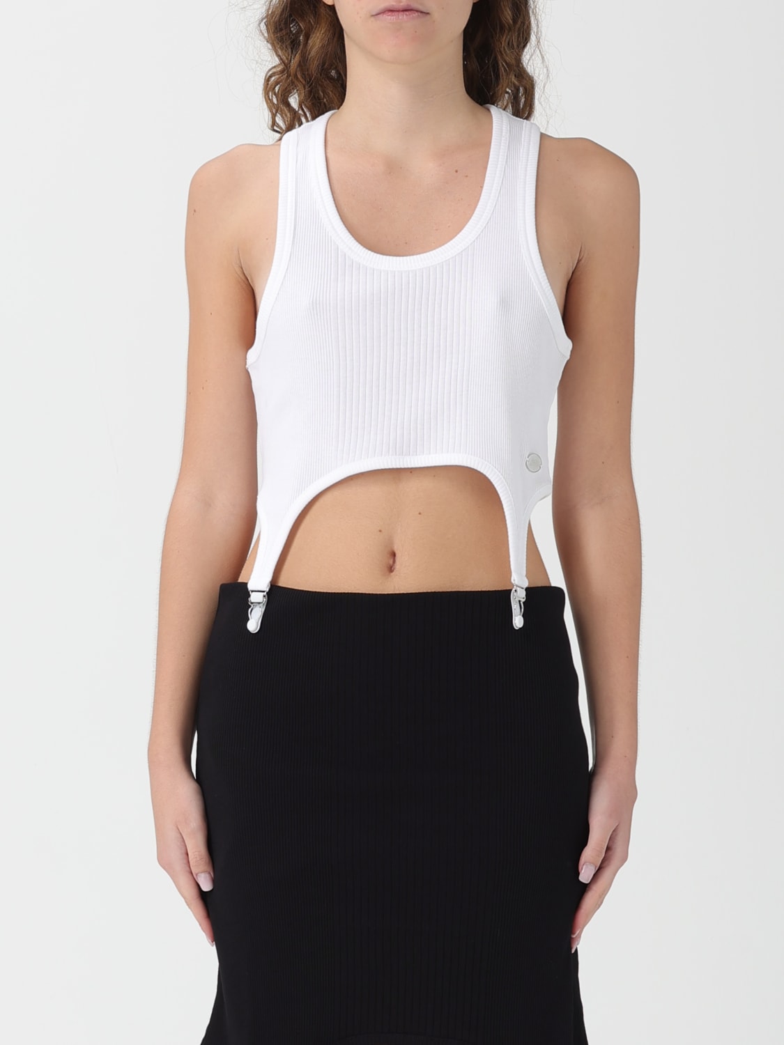 JEAN PAUL GAULTIER TOP: Top damen Jean Paul Gaultier, Weiß - Img 1