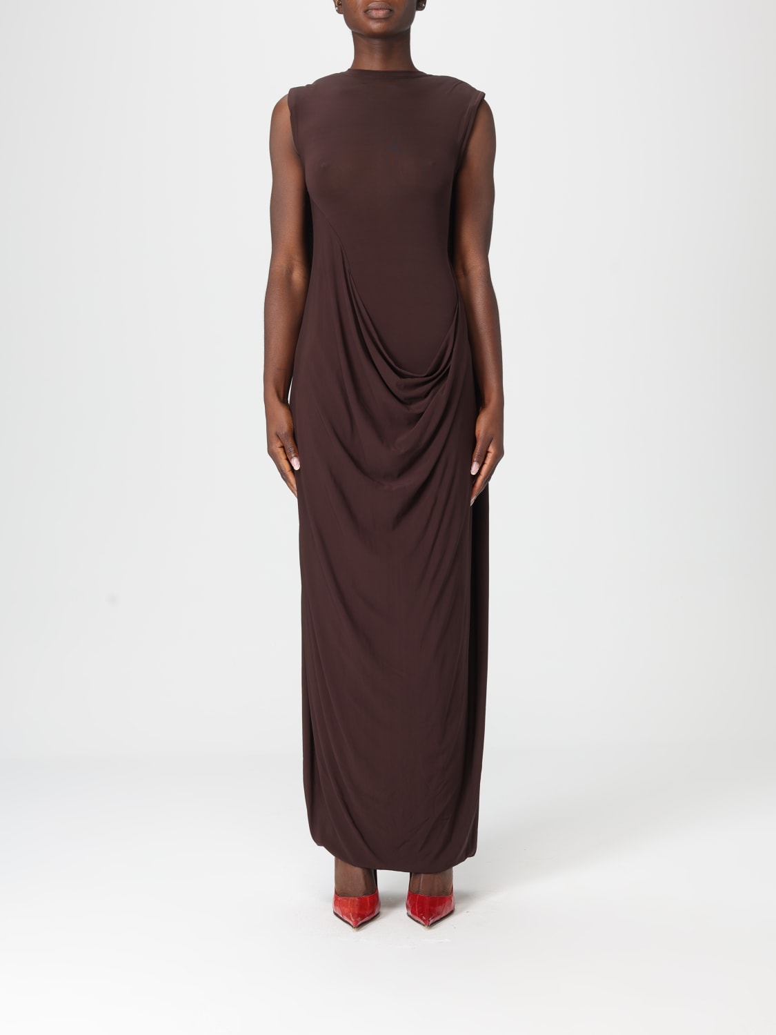 JEAN PAUL GAULTIER VESTIDO: Vestido mujer Jean Paul Gaultier, Marrón - Img 1