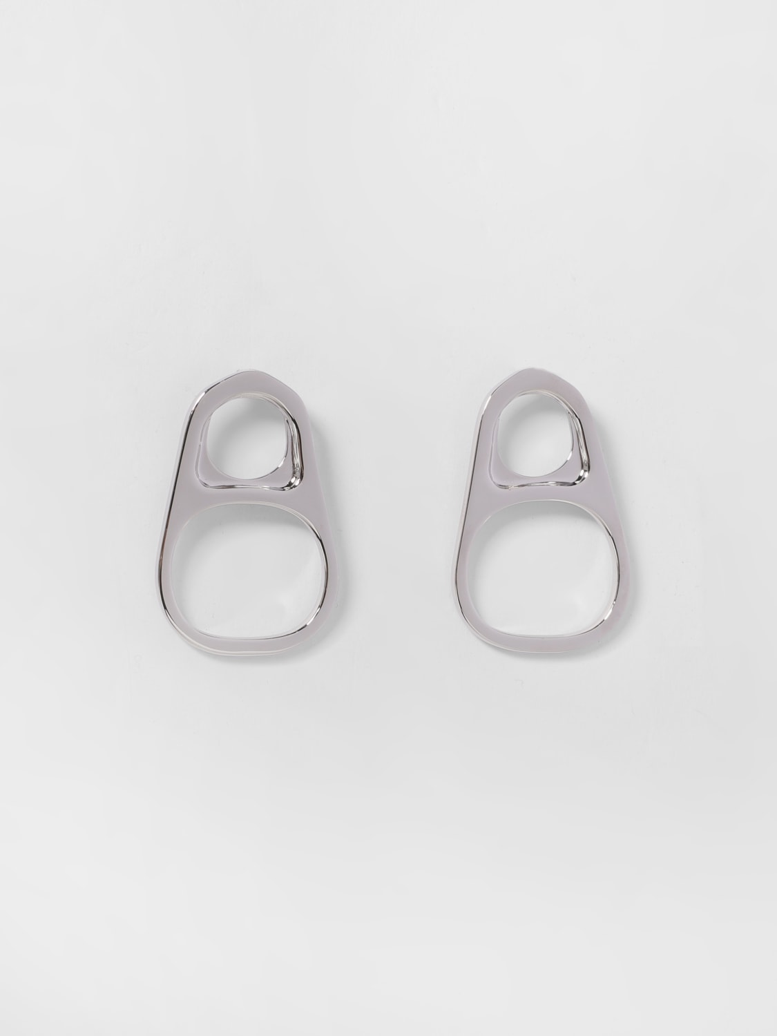 JEAN PAUL GAULTIER GIOIELLO: Orecchini Jean Paul Gaultier in ottone , Argento - Img 1