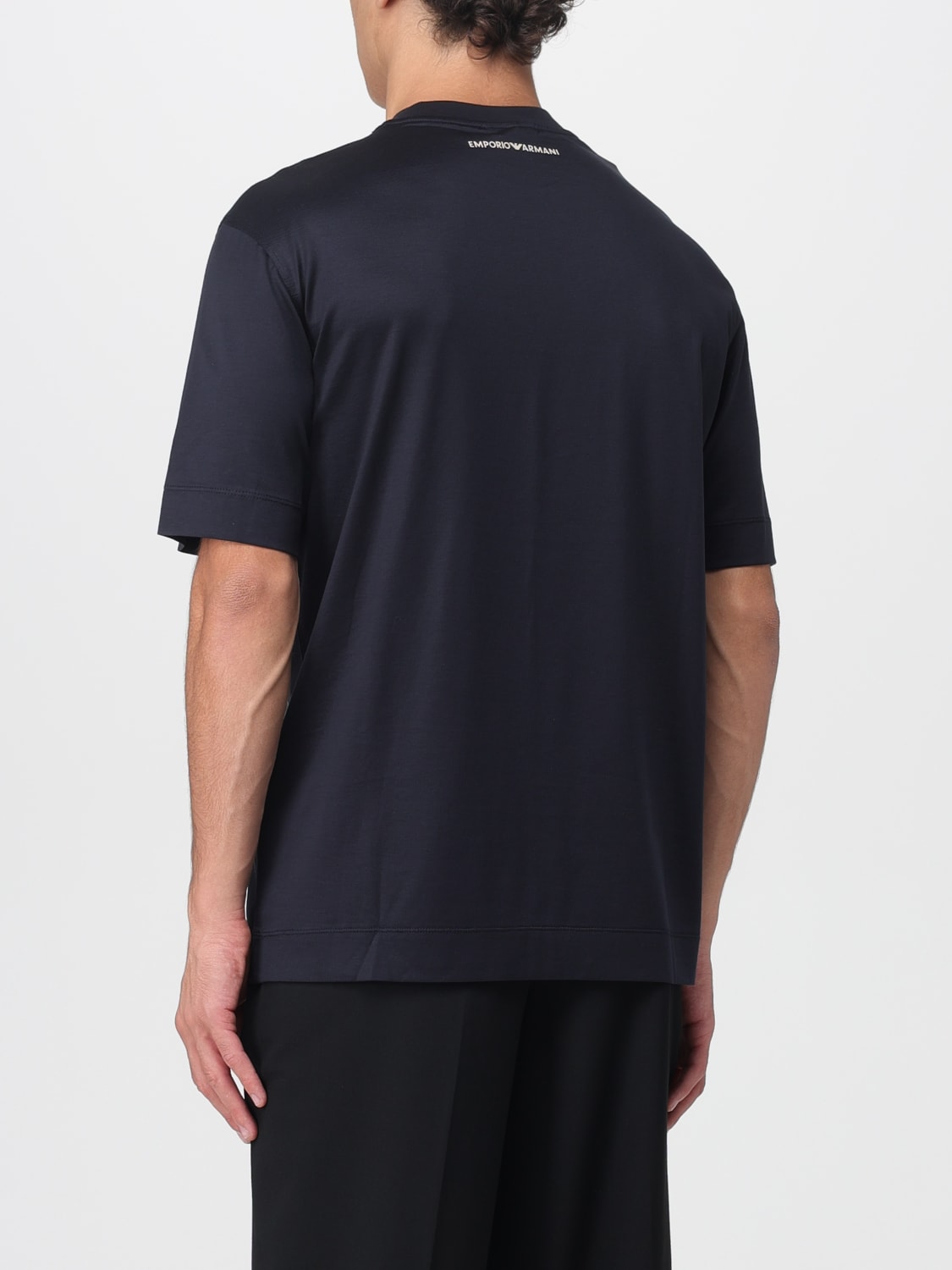 EMPORIO ARMANI CAMISETA: Camiseta hombre Emporio Armani, Azul Marino - Img 2